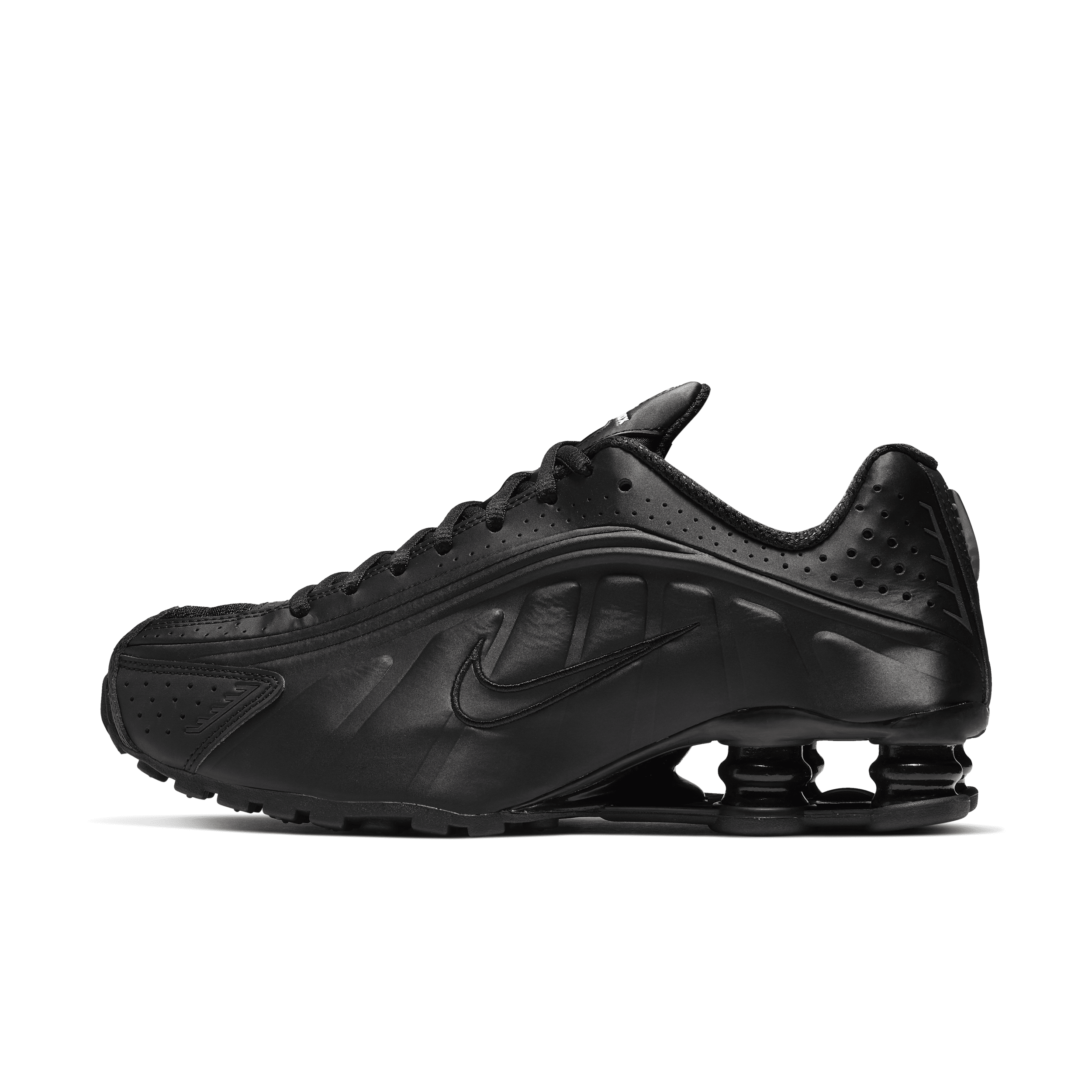Nike Women's Shox R4 Shoes In Black