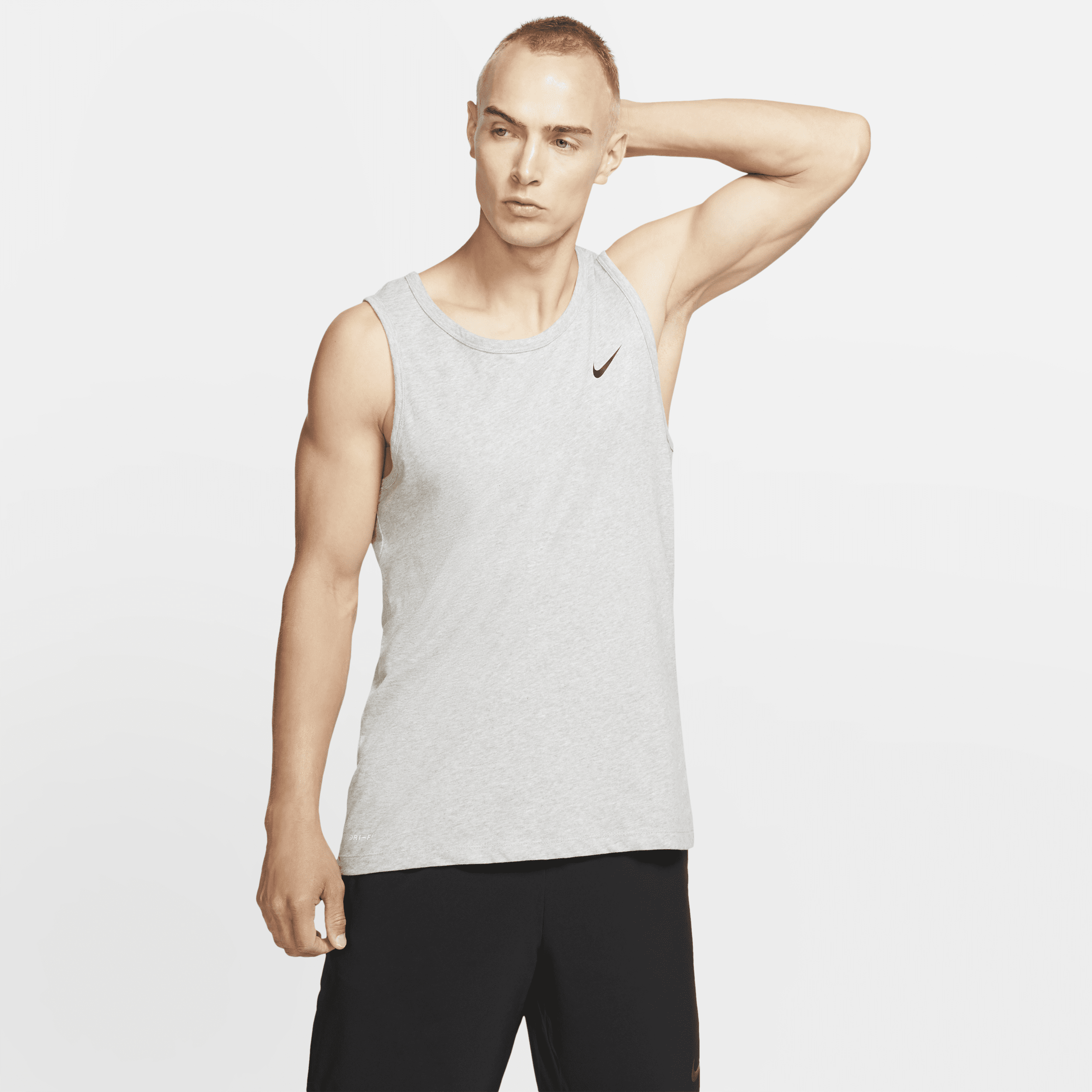 Nike Men's Dri-fit Training Tank Top In Grey