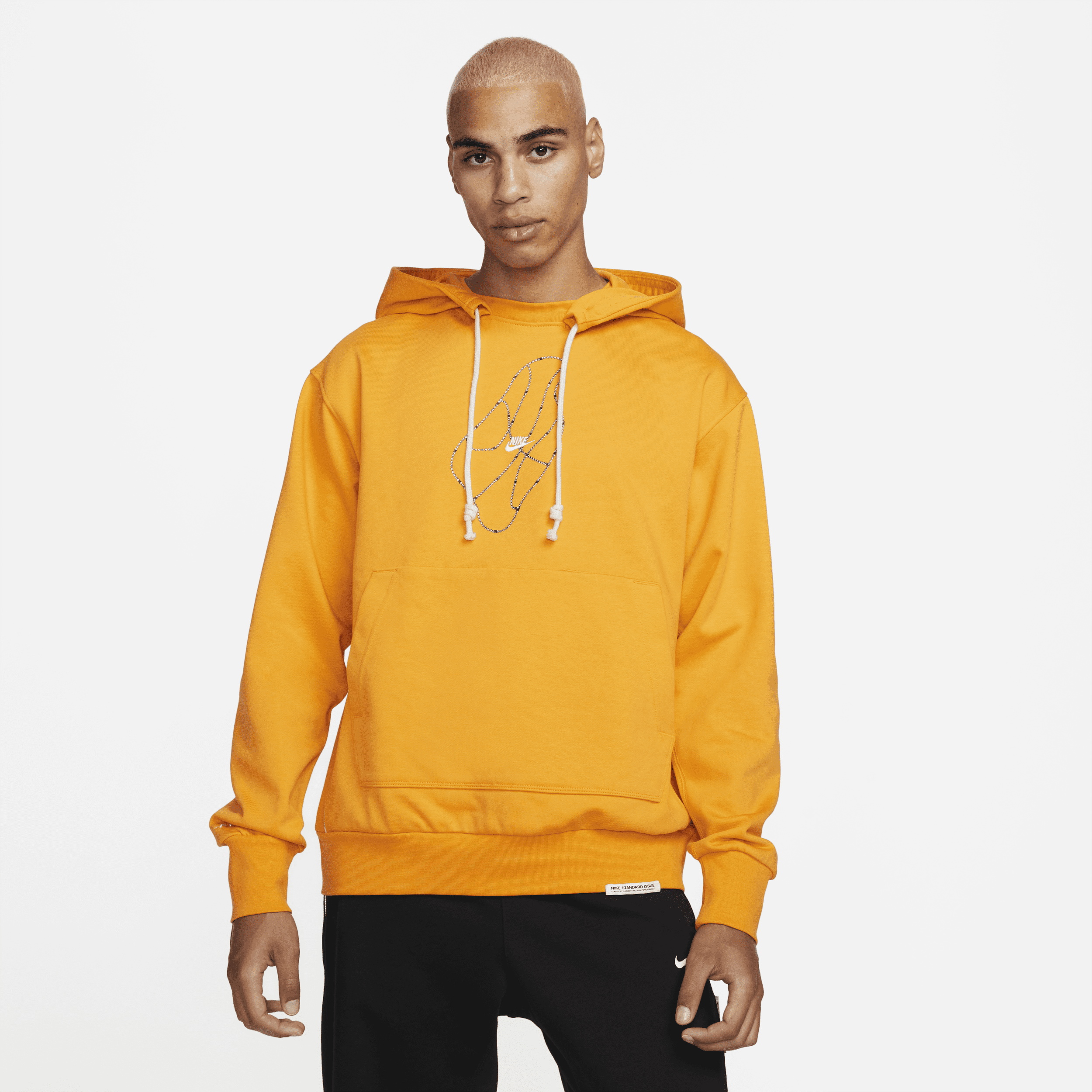 nike orange zip hoodie