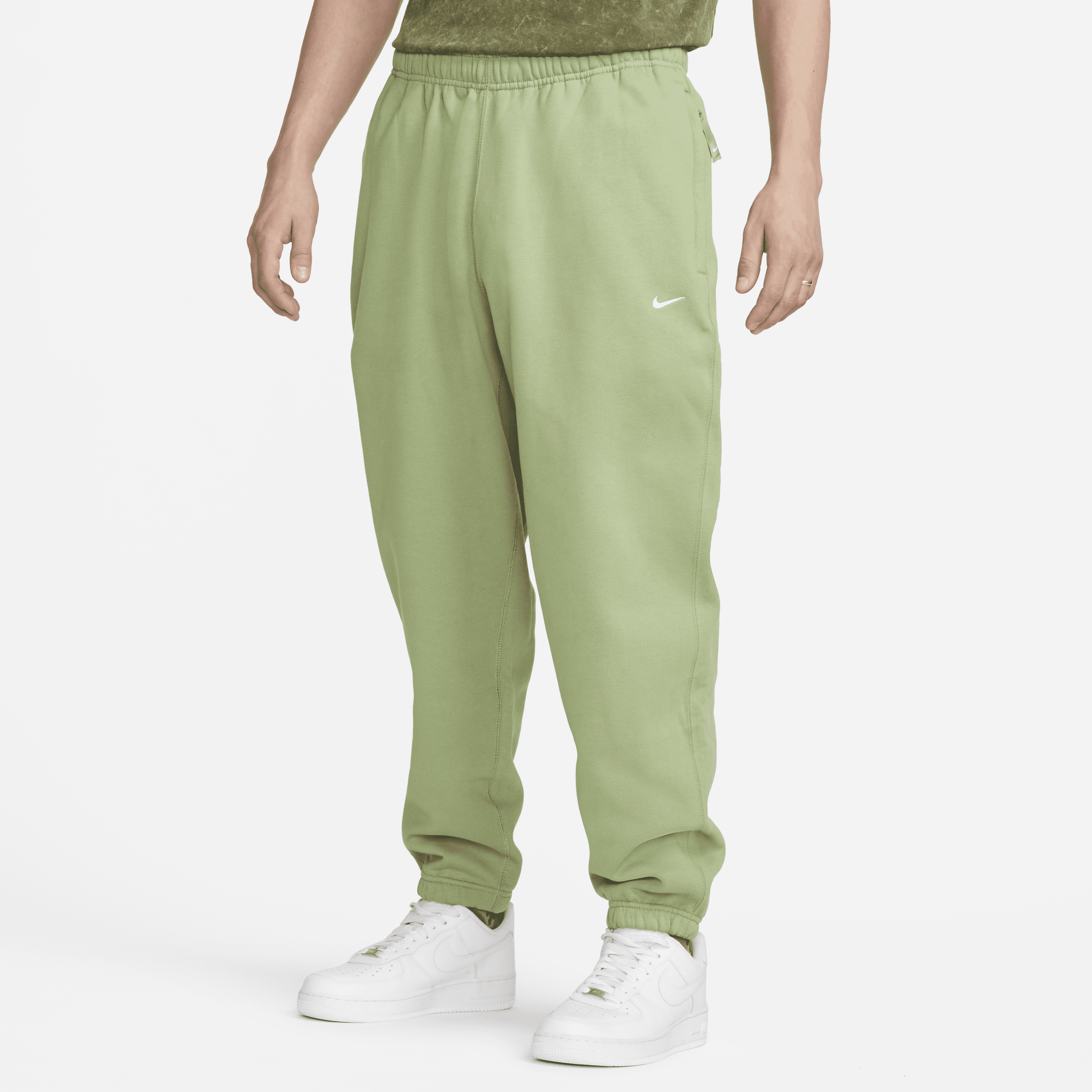 nike green fleece pants