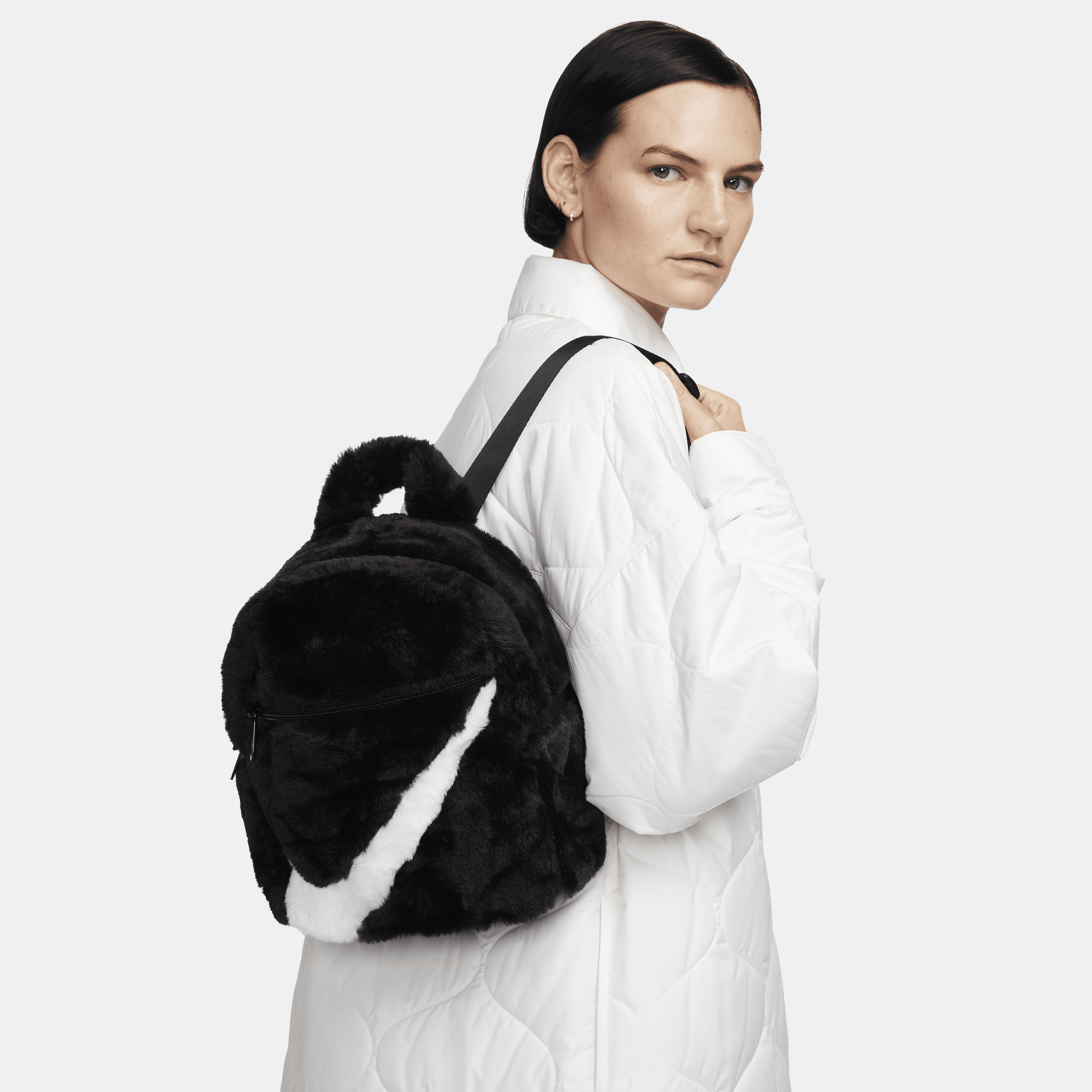 Adidas mini clearance fur backpack