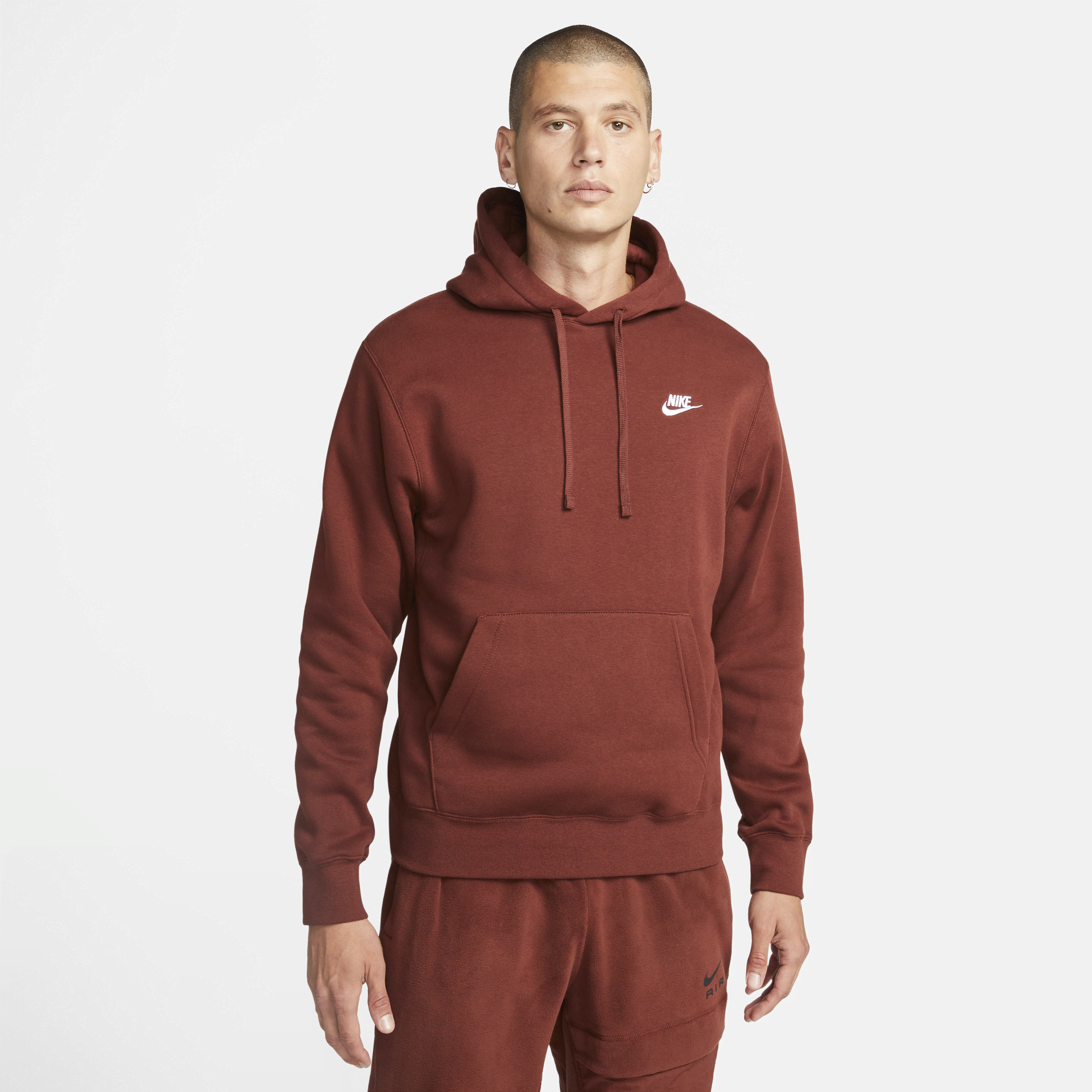 Nike Men's Sportswear Club Fleece Pullover Hoodie In University