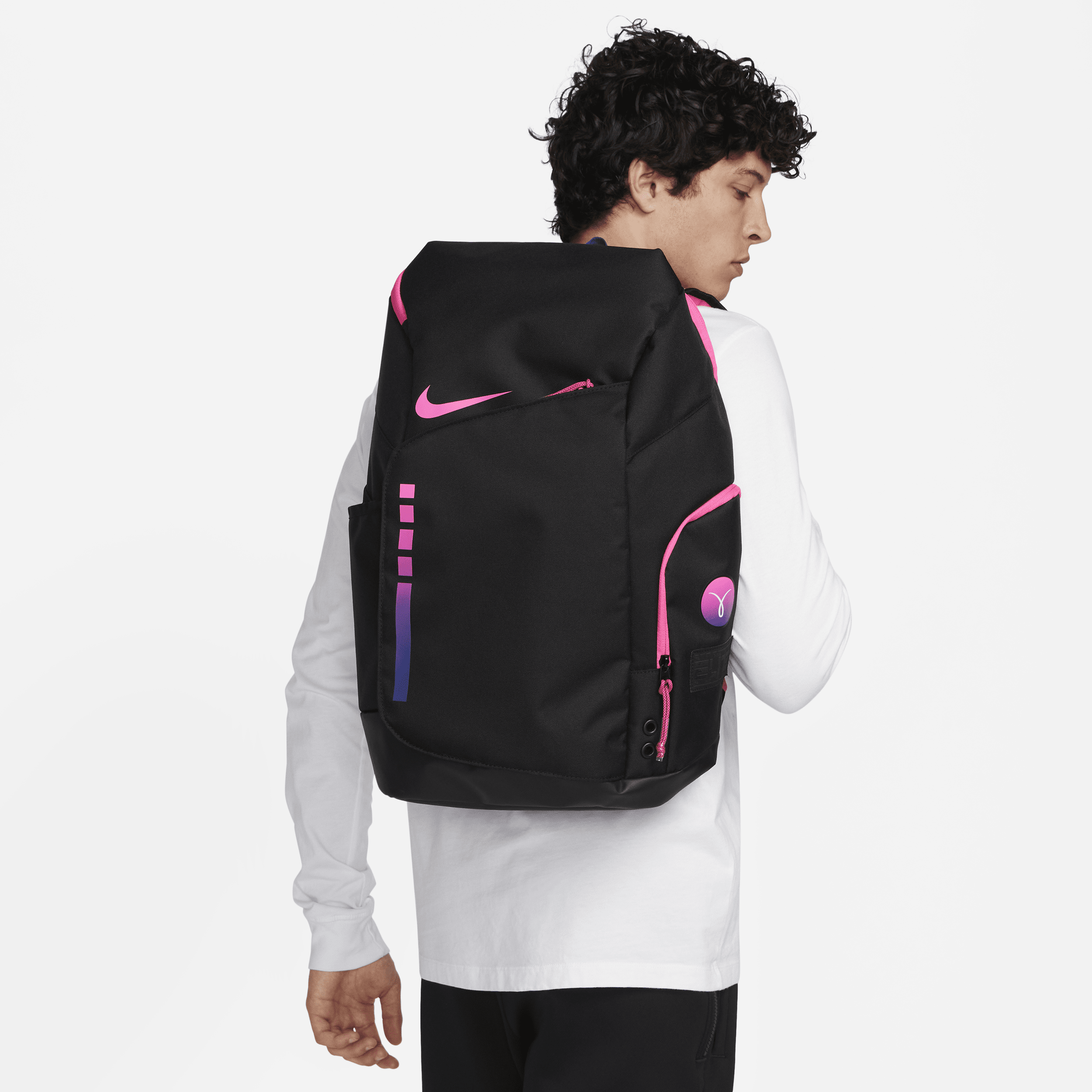 Nike elite pink outlet backpack