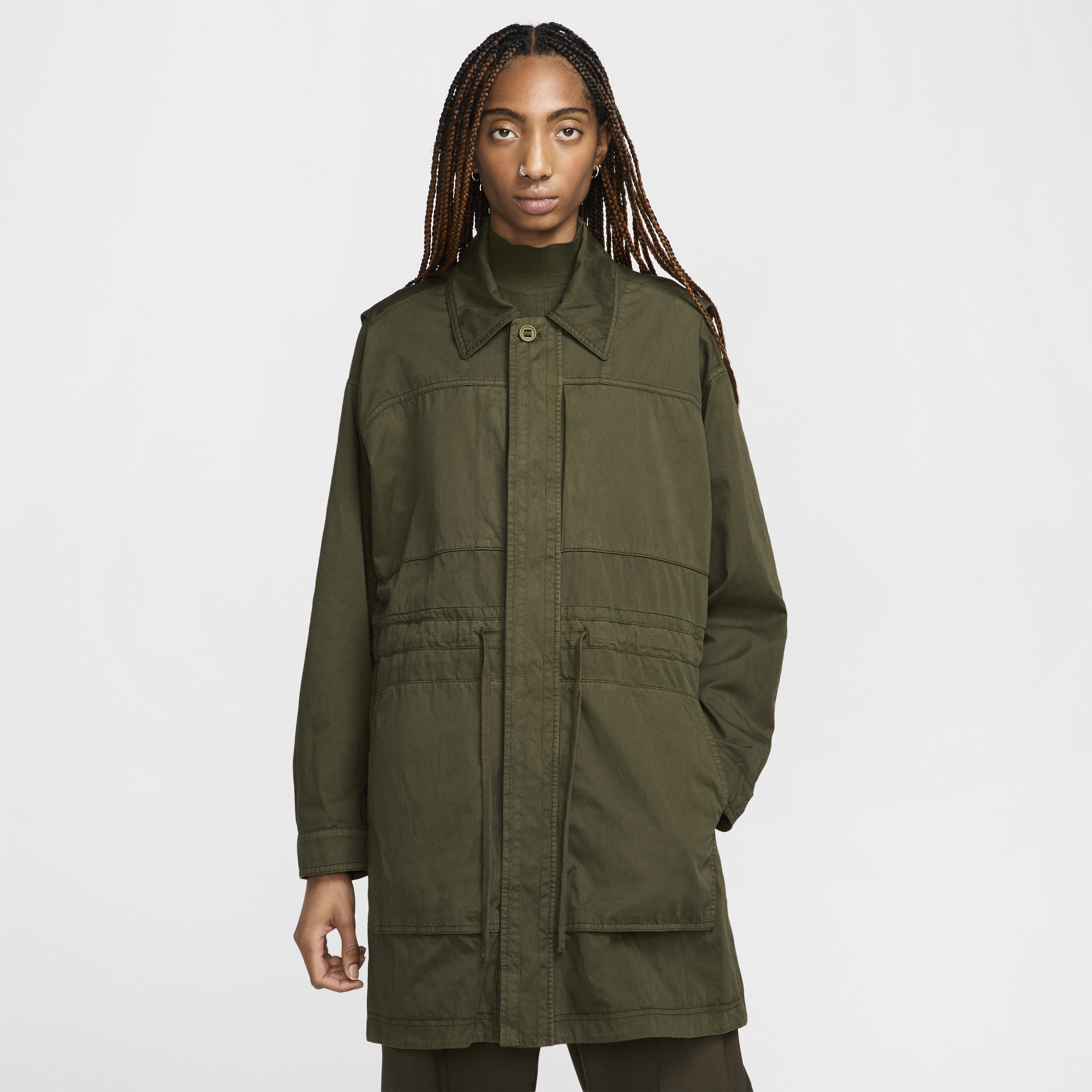 Nike Women s Every Stitch Considered Shop Coat In Green ModeSens