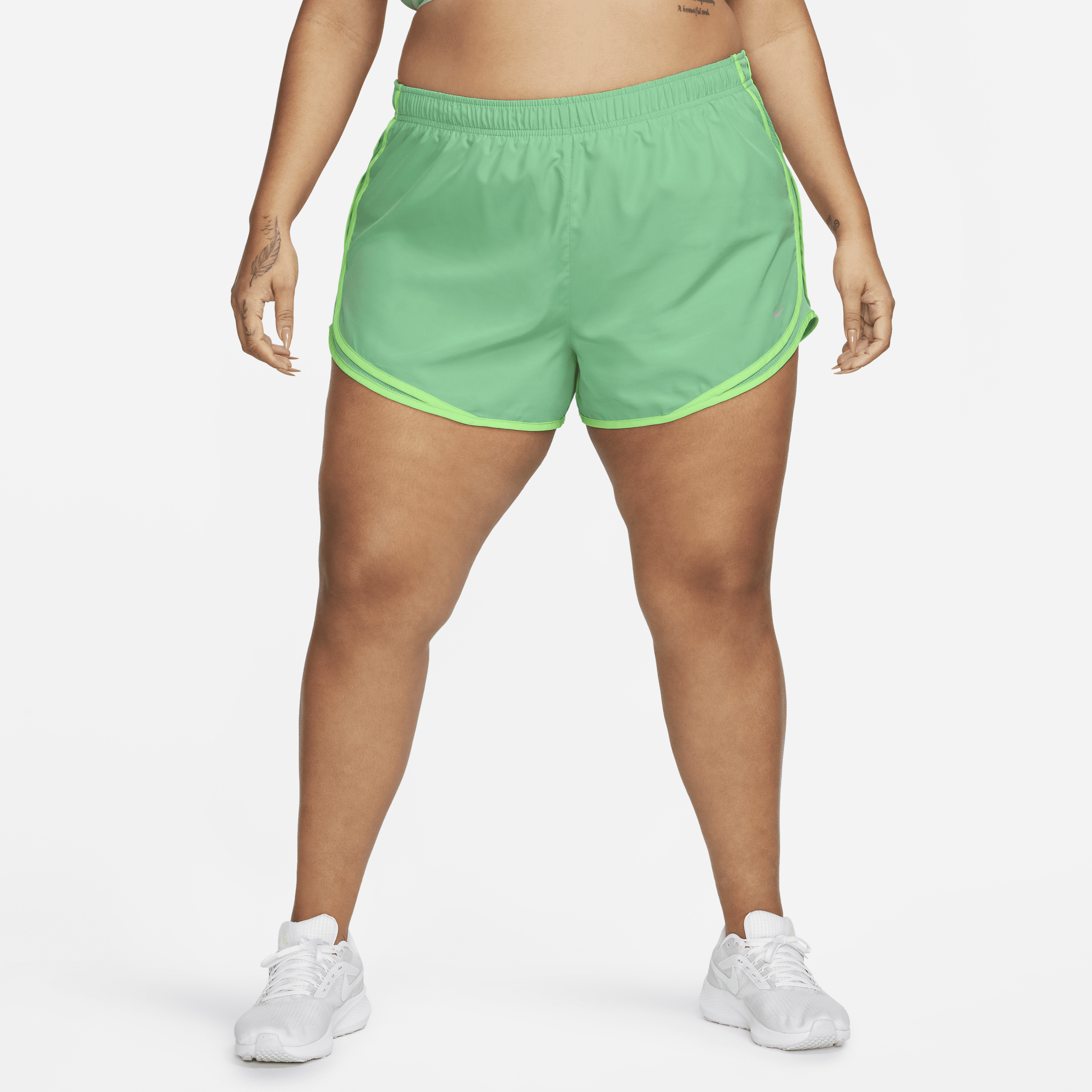 Green nike outlet tempo shorts