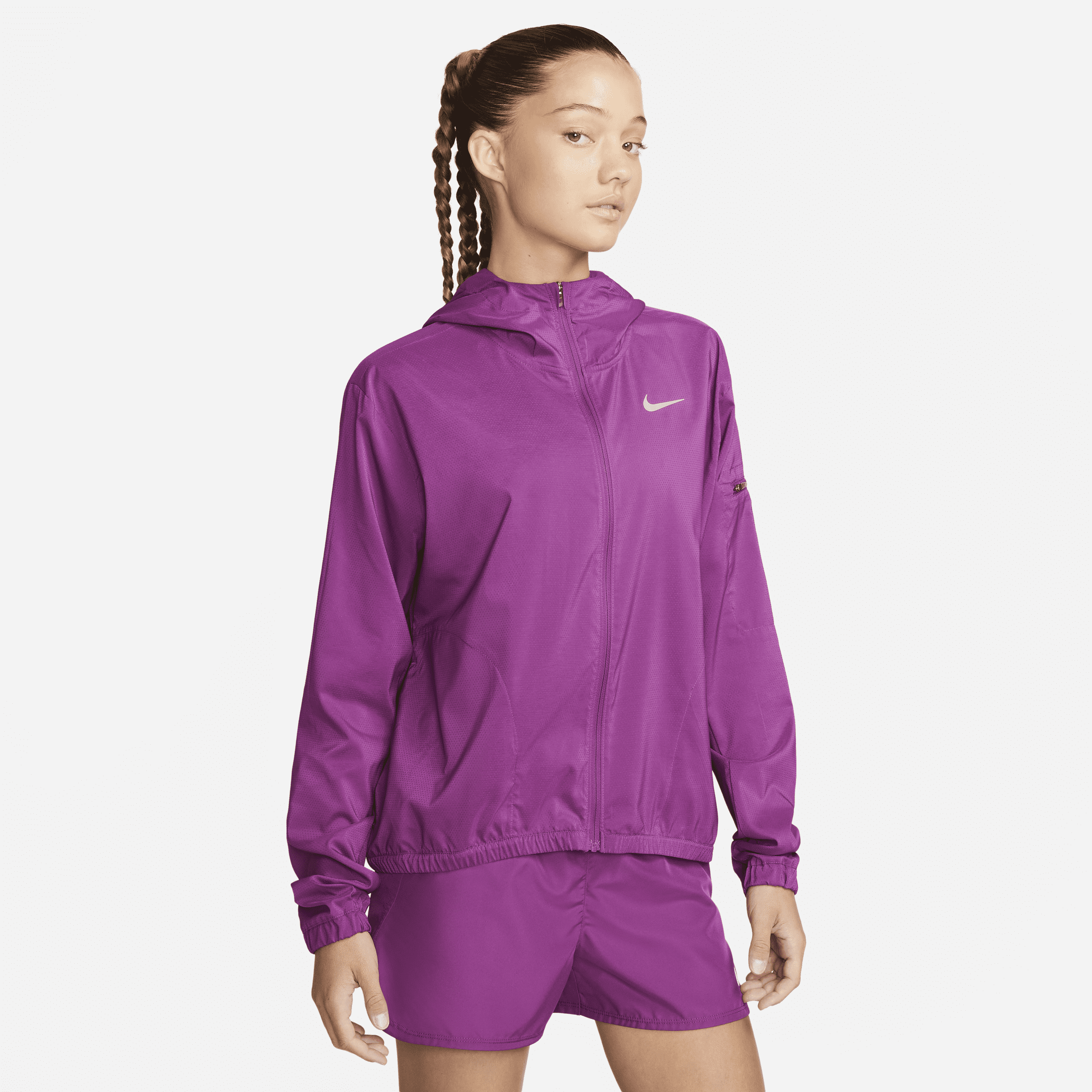 Nike Impossibly Light Packable Zip up Hooded Jacket In Purple ModeSens