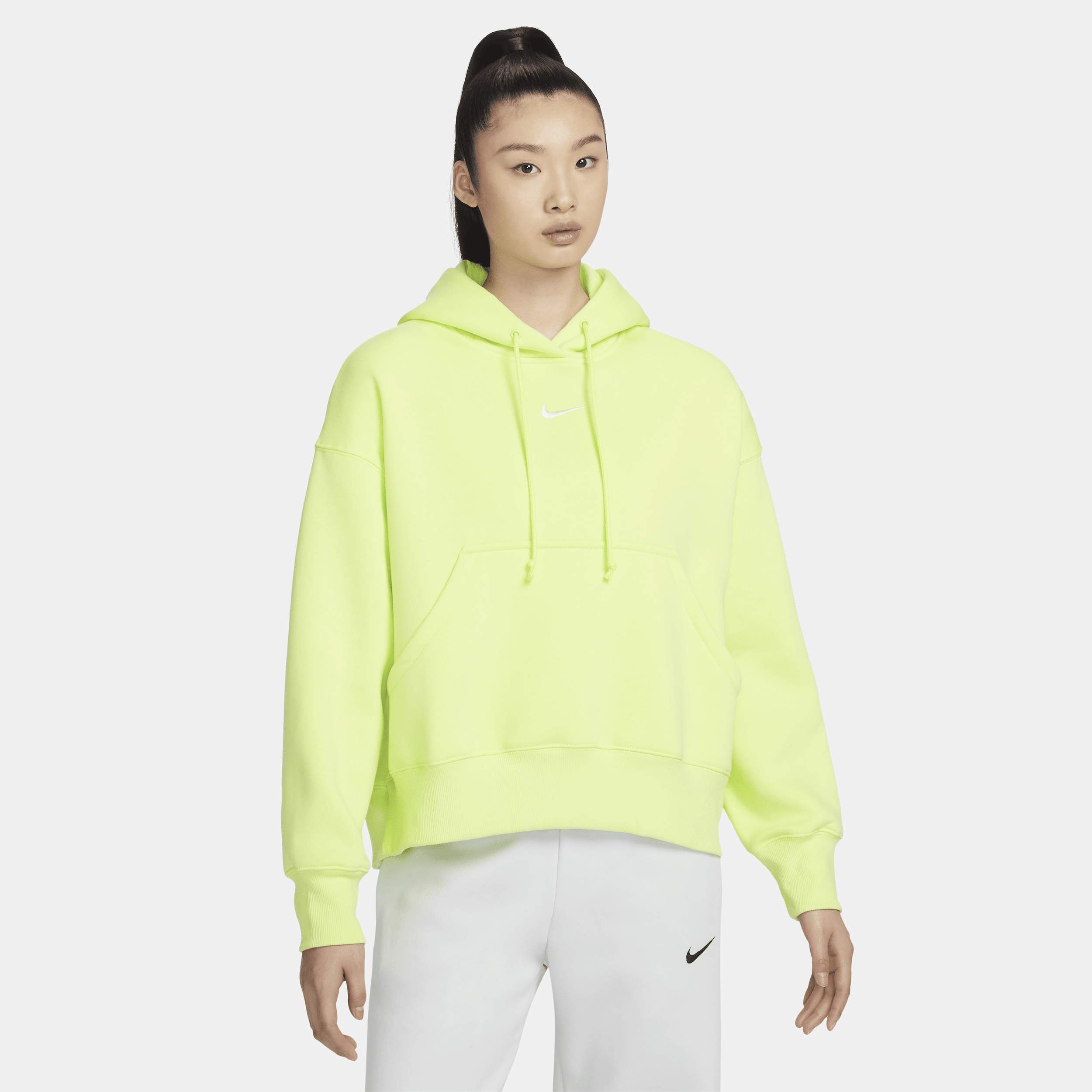 Nike yellow 2025 hoodie women's