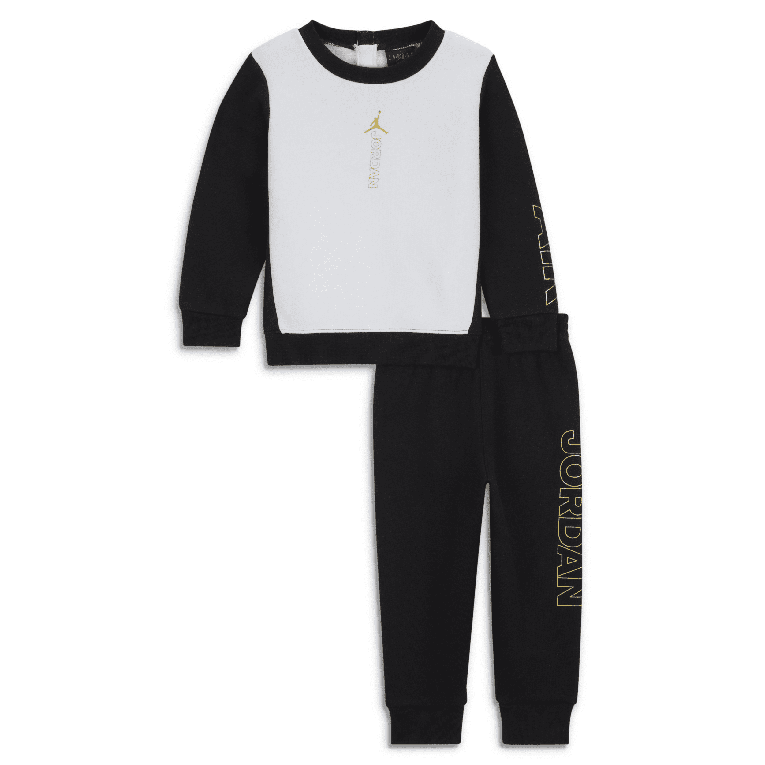 White and gold outlet jordan tracksuit