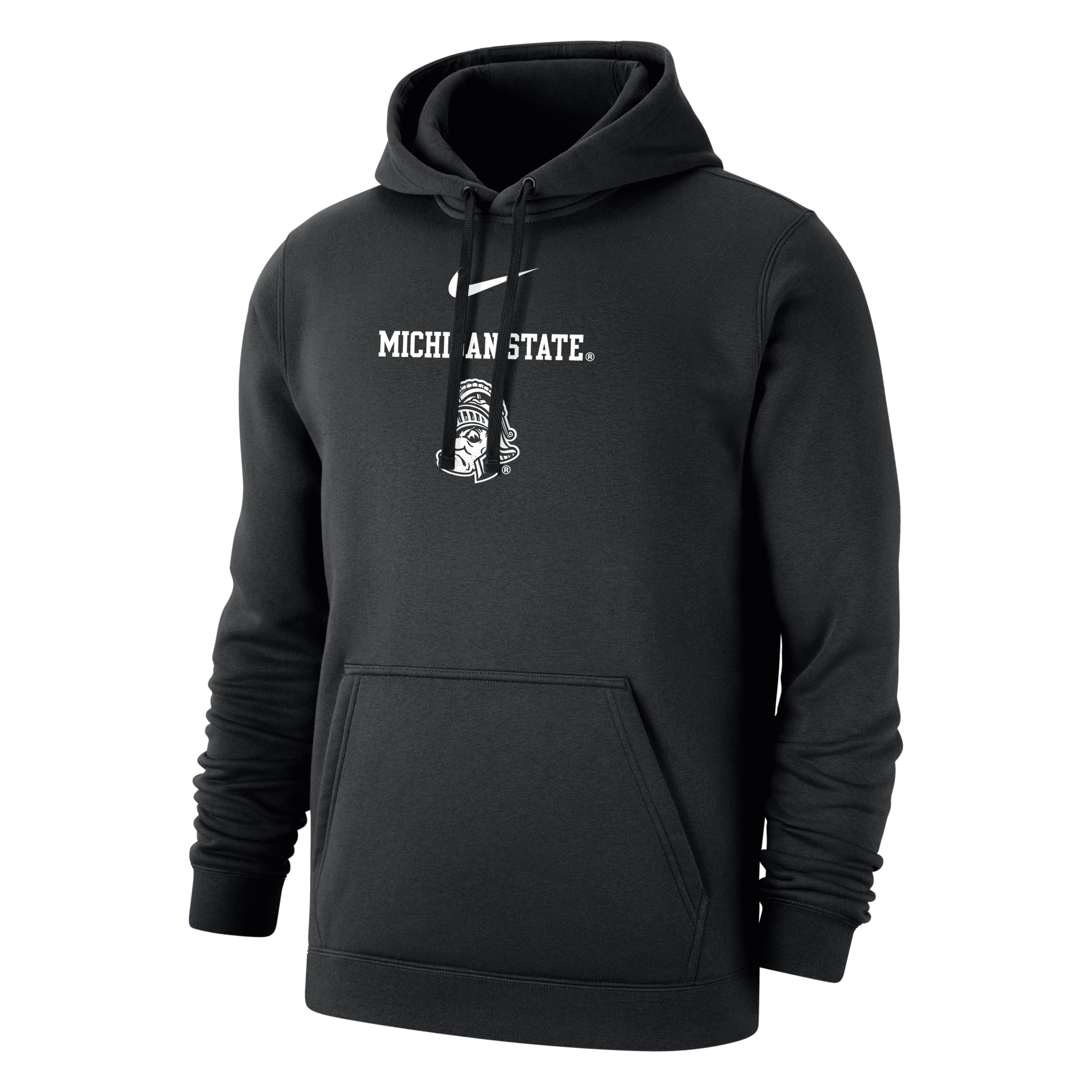 Nike Michigan State Club Fleece Men s College Hoodie In Black ModeSens