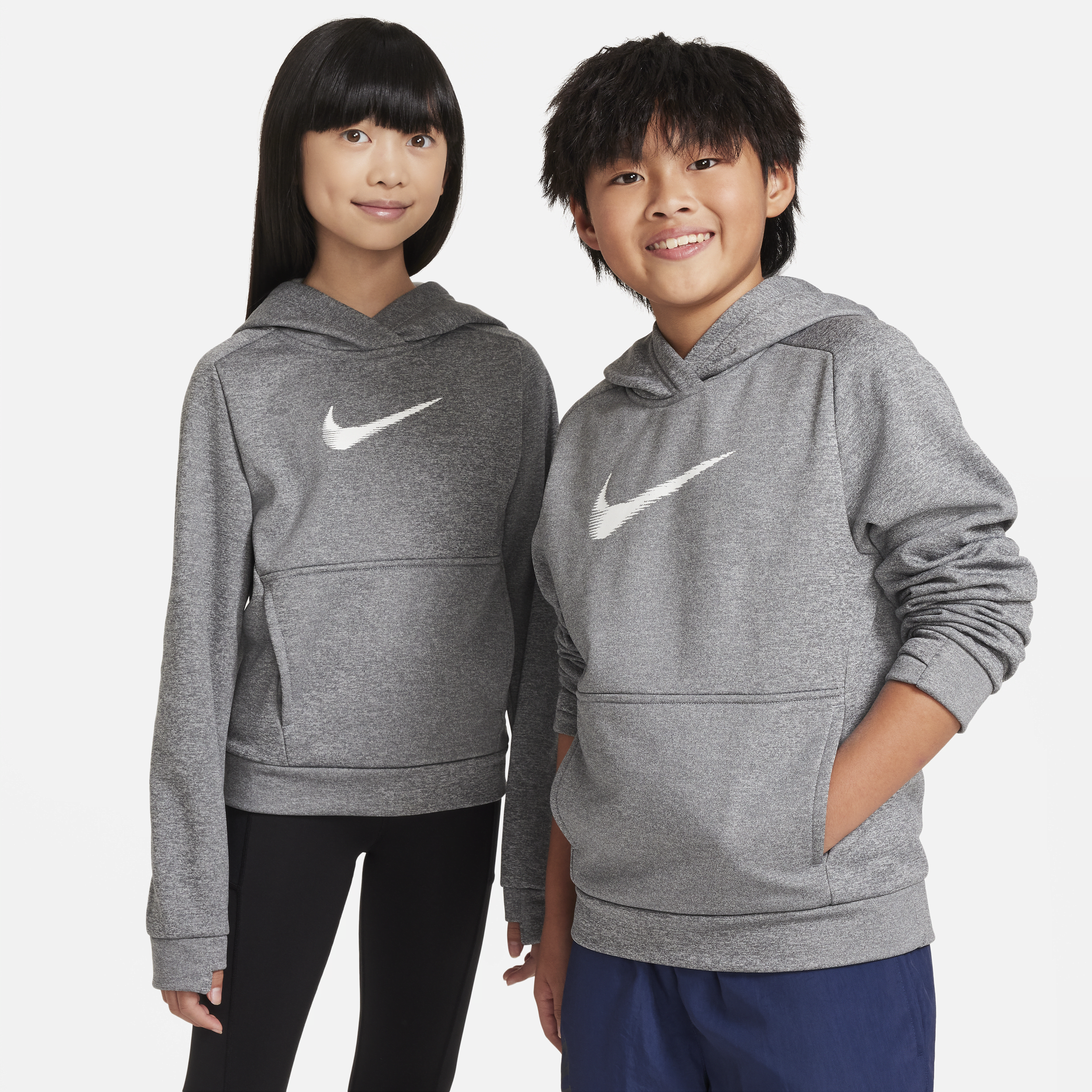 Girls grey nike online jumper