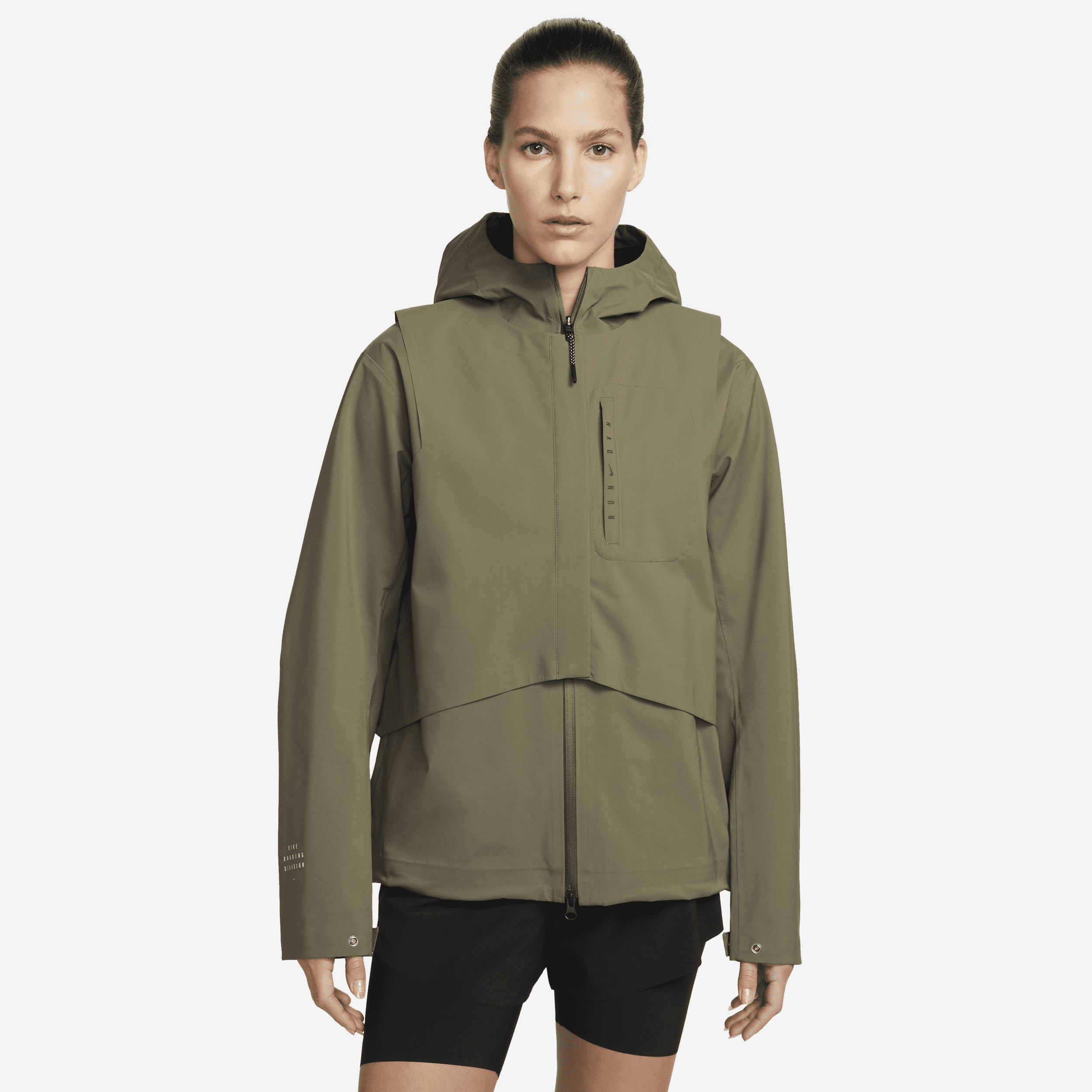 Nike Storm-fit Run Division Full-zip Hooded Jacket In Green | ModeSens