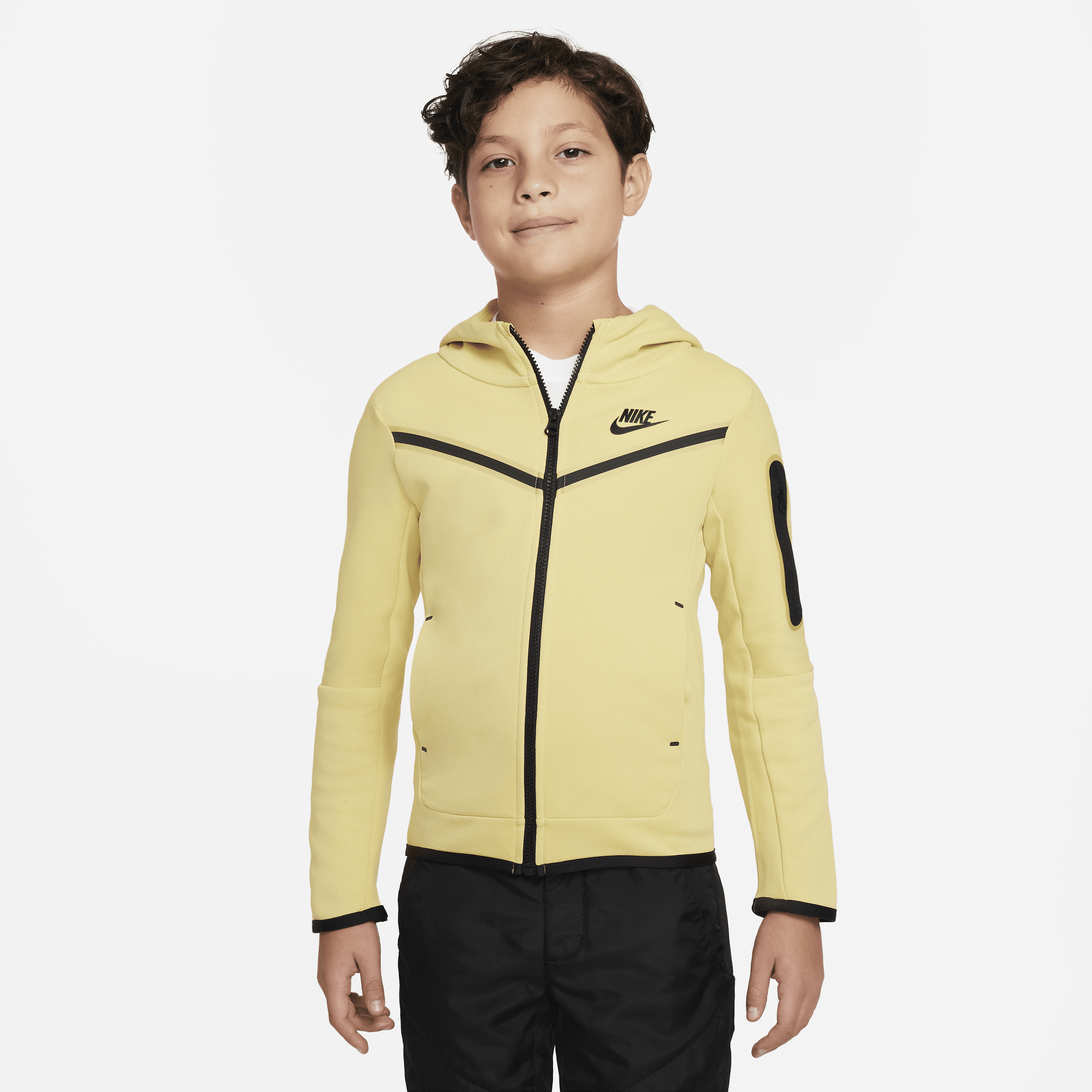 Nike Sportswear Tech Fleece Big Kids boys Full zip Hoodie In