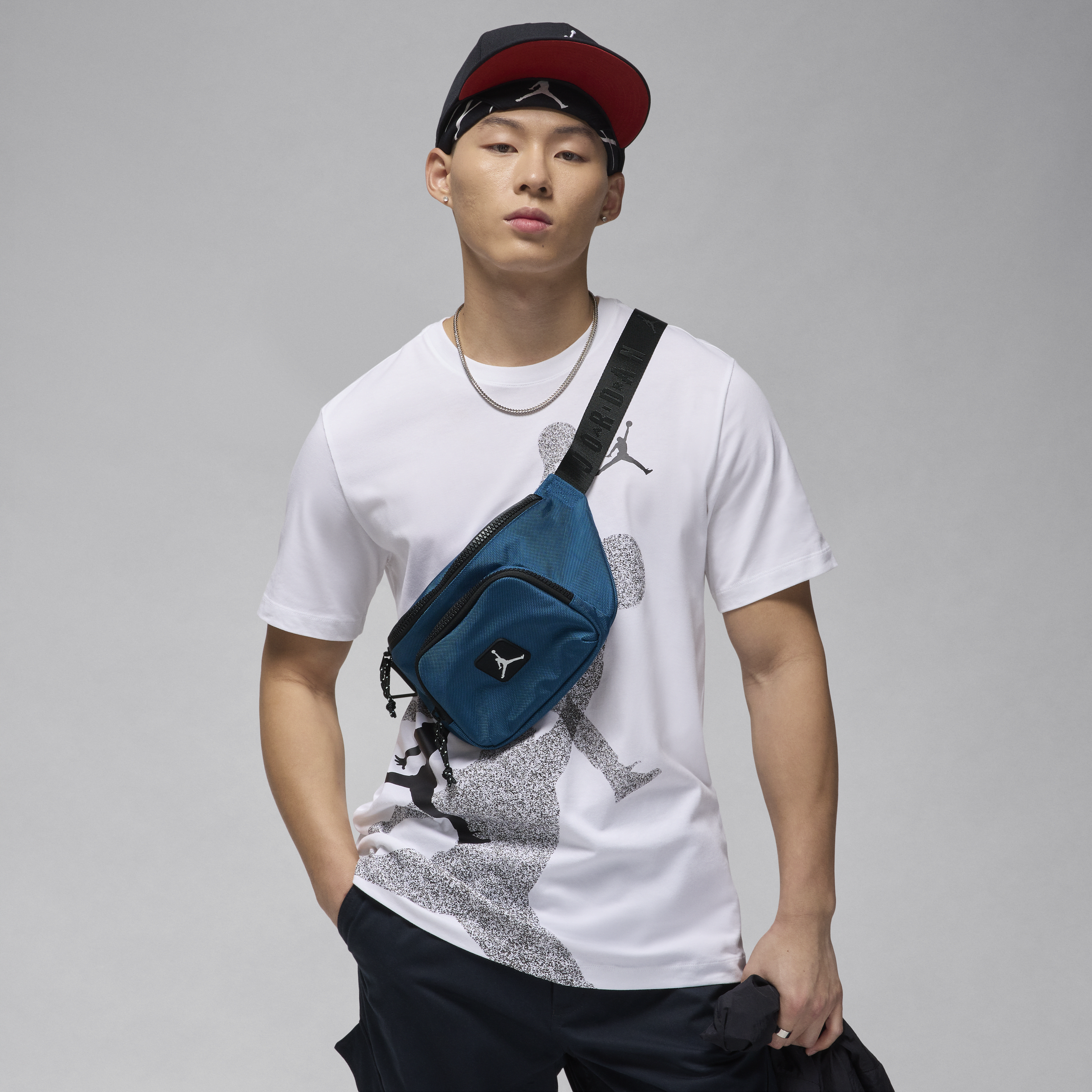 Jordanモデル【NIKE】Jordan Rise Crossbody Bag☆ クロスボディ Jordan Rise Cross Body Bag / Black | Parallel