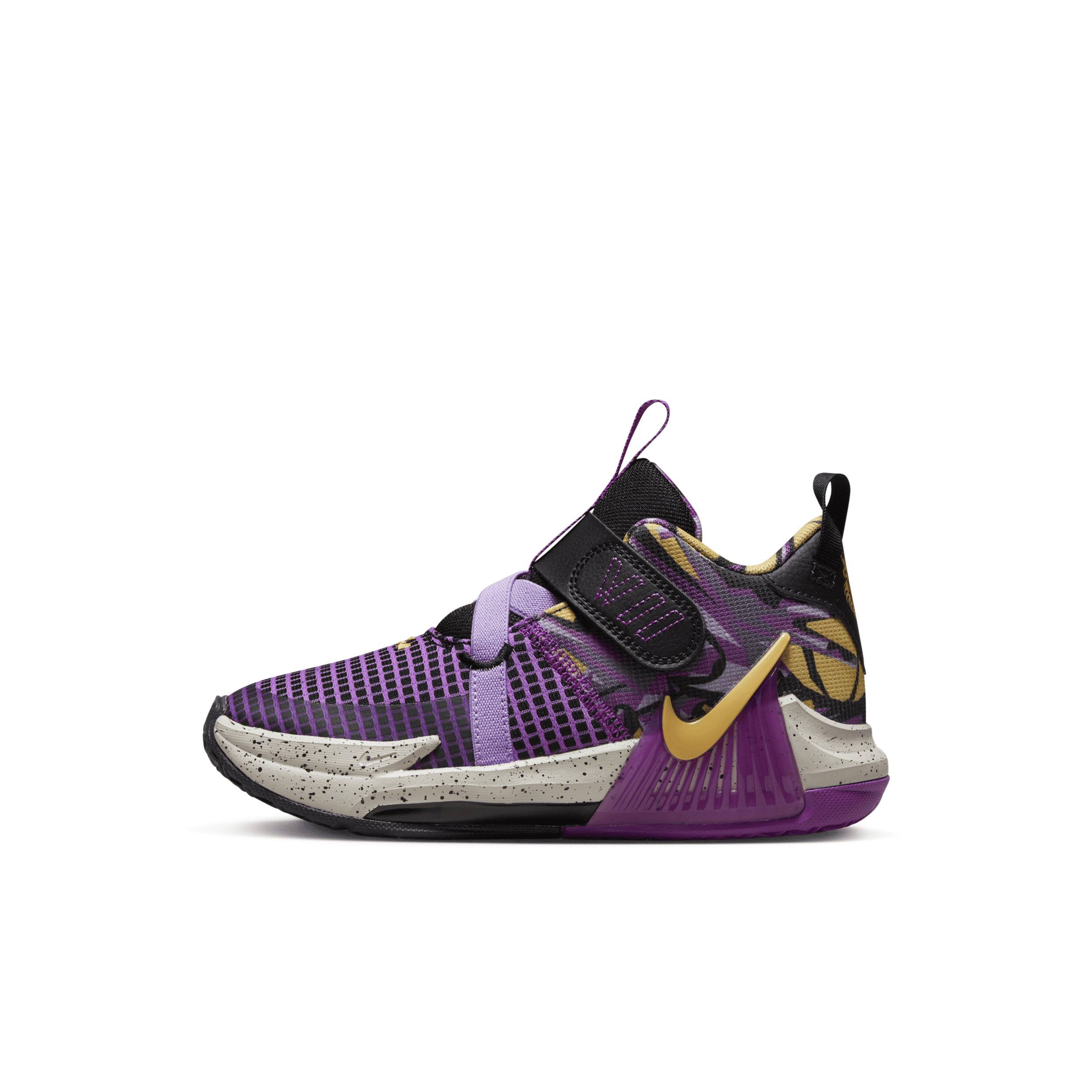 Nike Lebron Witness 7 Se Little Kids Shoes In Black cave Purple vivid Purple solar Flare ModeSens