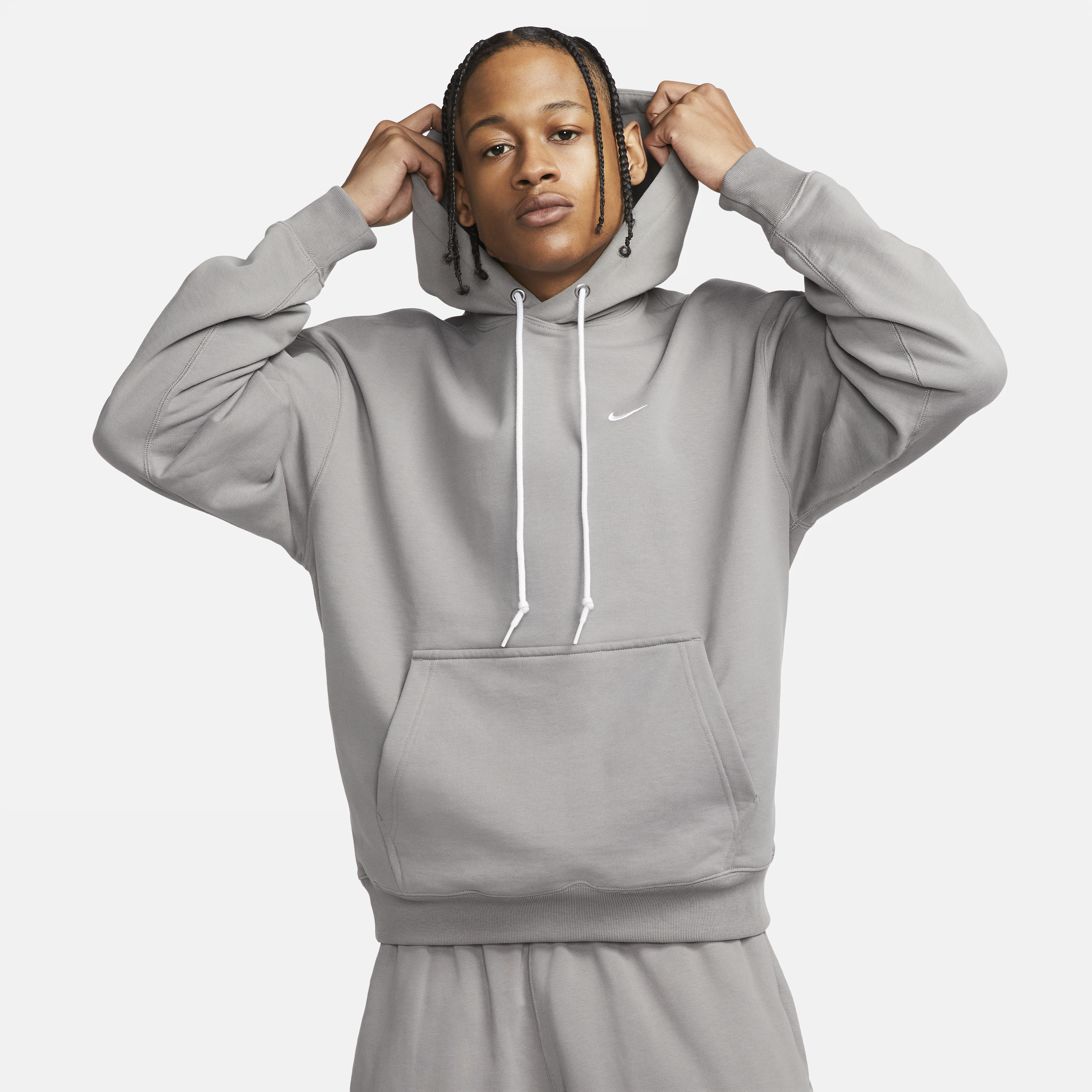 Nike french terry pullover hoodie hot sale