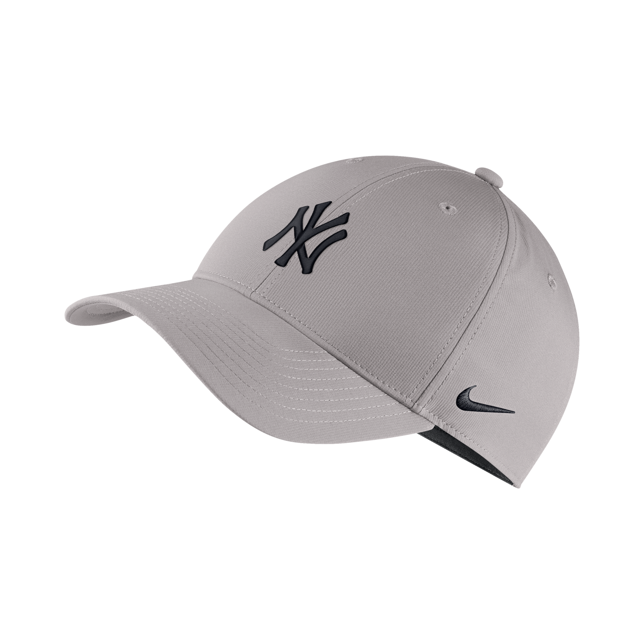 LEGACY Grey Adjustable Snapback Hat - Low Profile Unstructured Cotton Twill Cap
