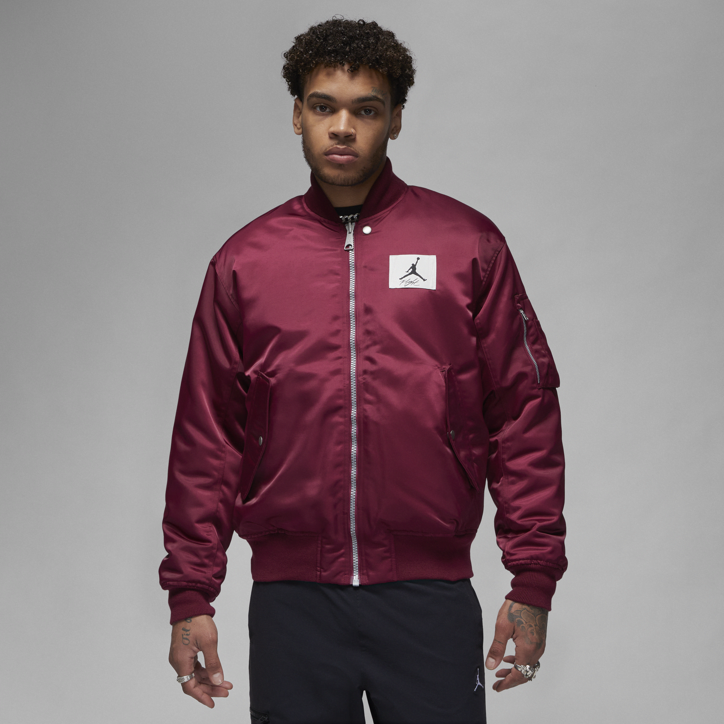 Jordan Men's Essentials Statement Varsity Jacket In Red | ModeSens
