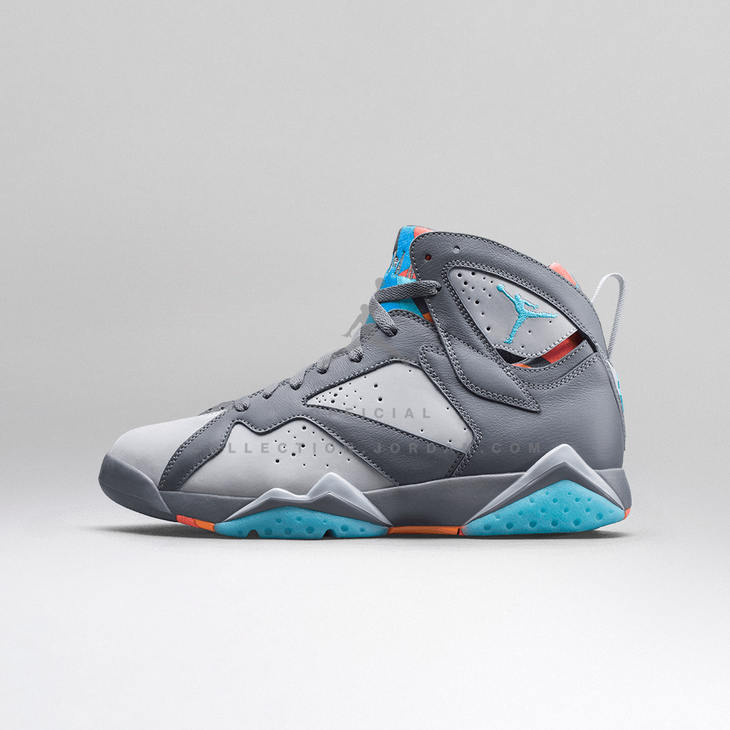 Jordan 7 fashion all grey