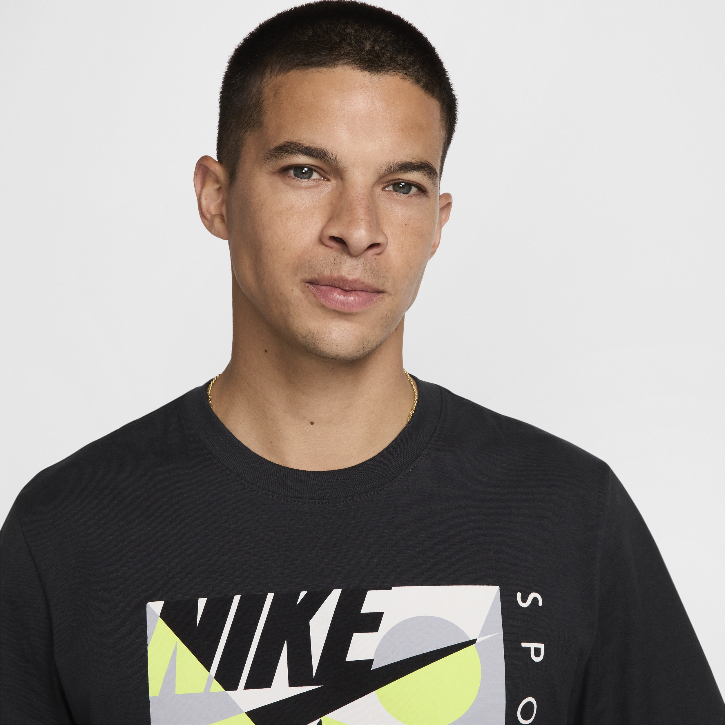 T-shirt à col ras-du-cou Nike Sportswear pour homme - Noir