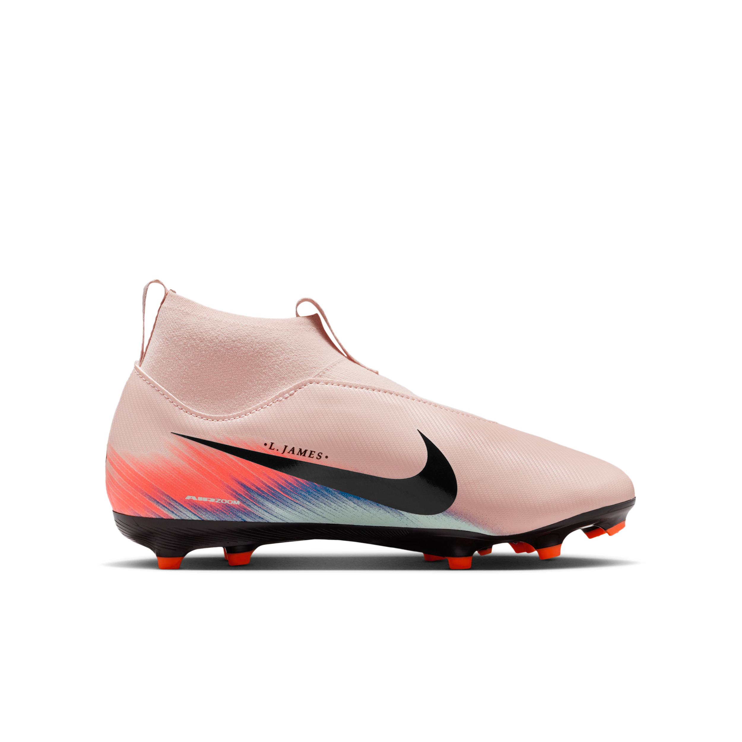 Thumbnail - Nike United Jr. Mercurial Superfly 10 Academy High-Top-Fußballschuh für verschiedene Böden (ältere Kinder) - Pink