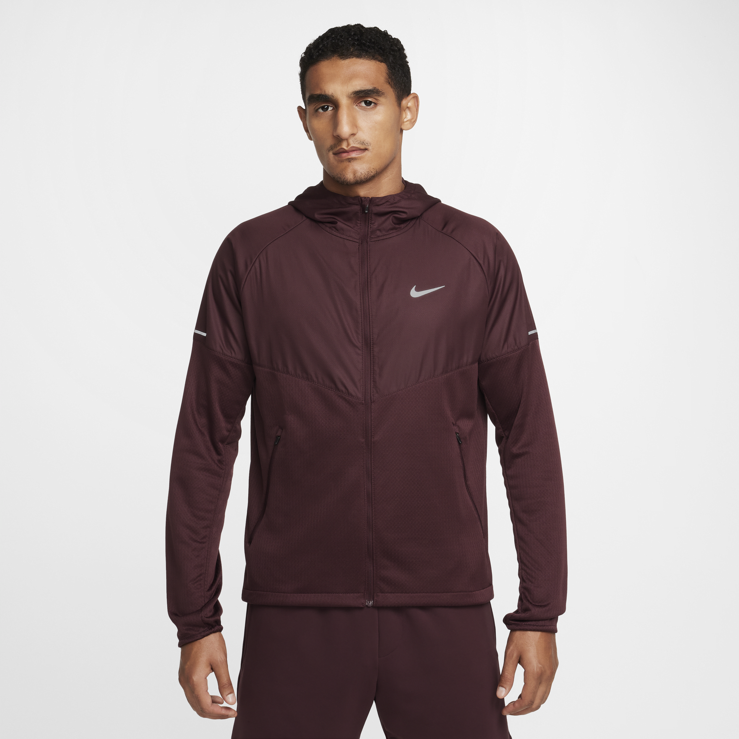 Nike Sphere Miler Therma-FIT waterafstotend hardloopjack voor heren - Rood