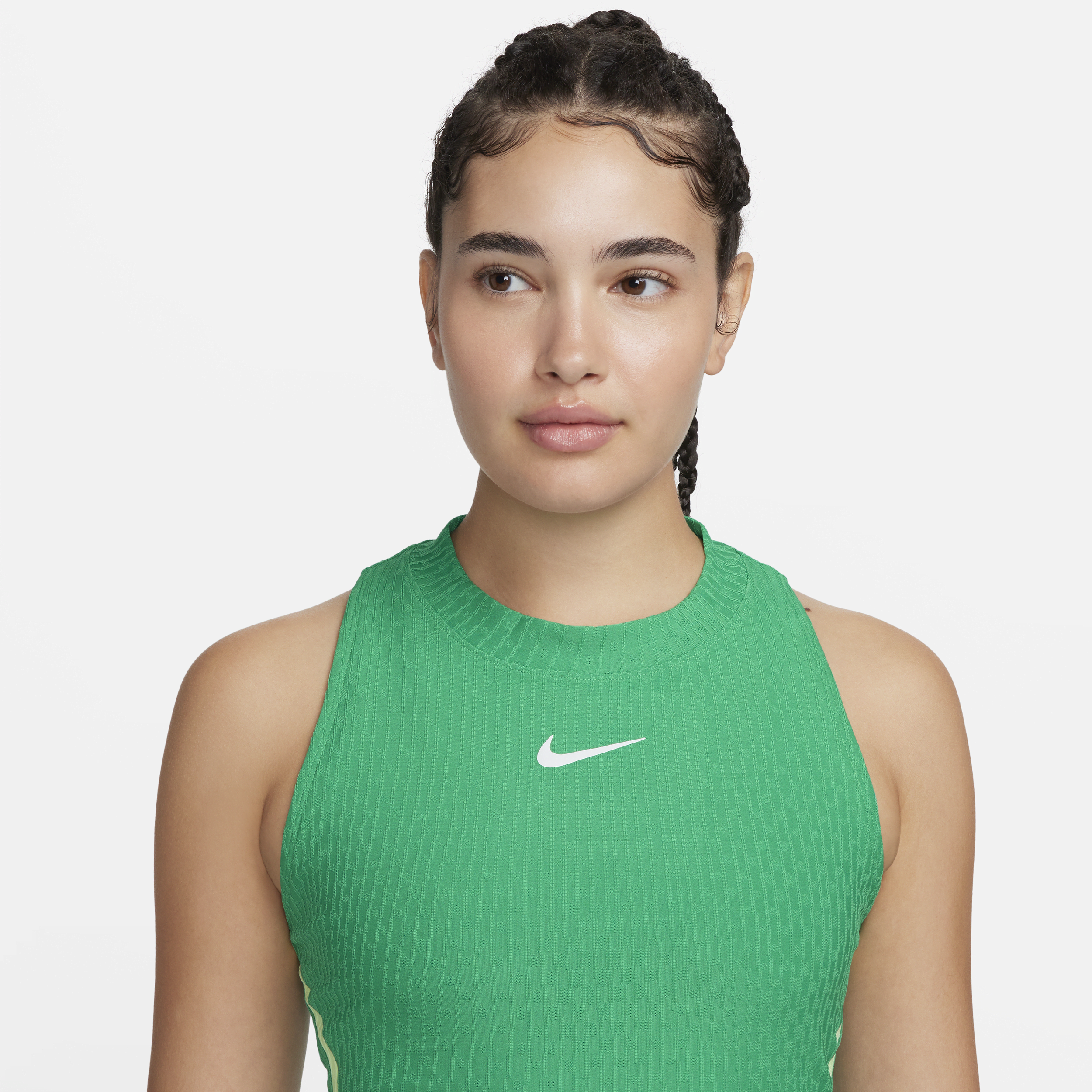 Nike Court Slam Dri-FIT tennisjurk Groen