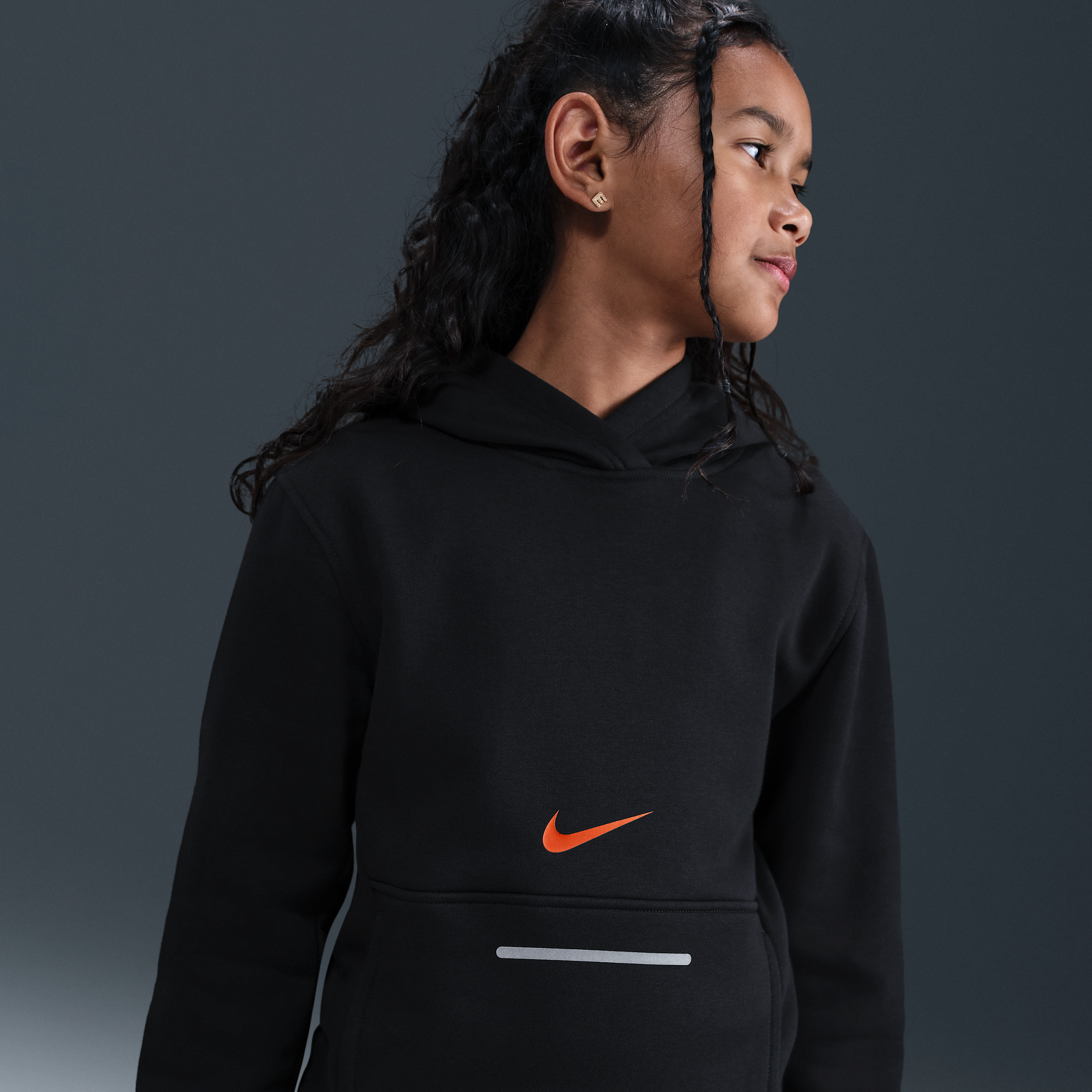 Thumbnail - Nike Club Fleece Hoodie (ältere Kinder) - Schwarz