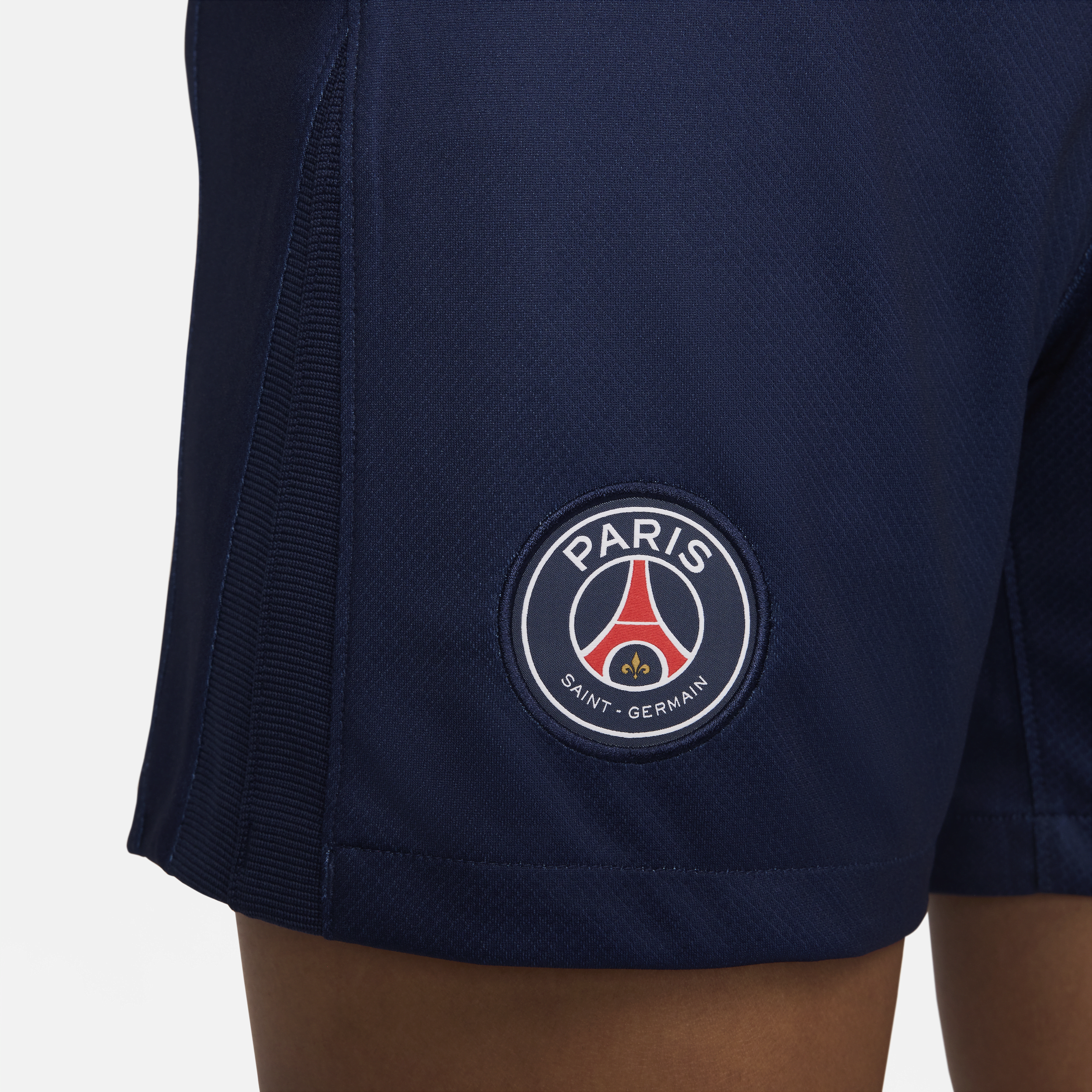 Short de foot Replica Nike Dri-FIT Paris Saint-Germain 2023/24 Stadium Domicile pour femme - Bleu