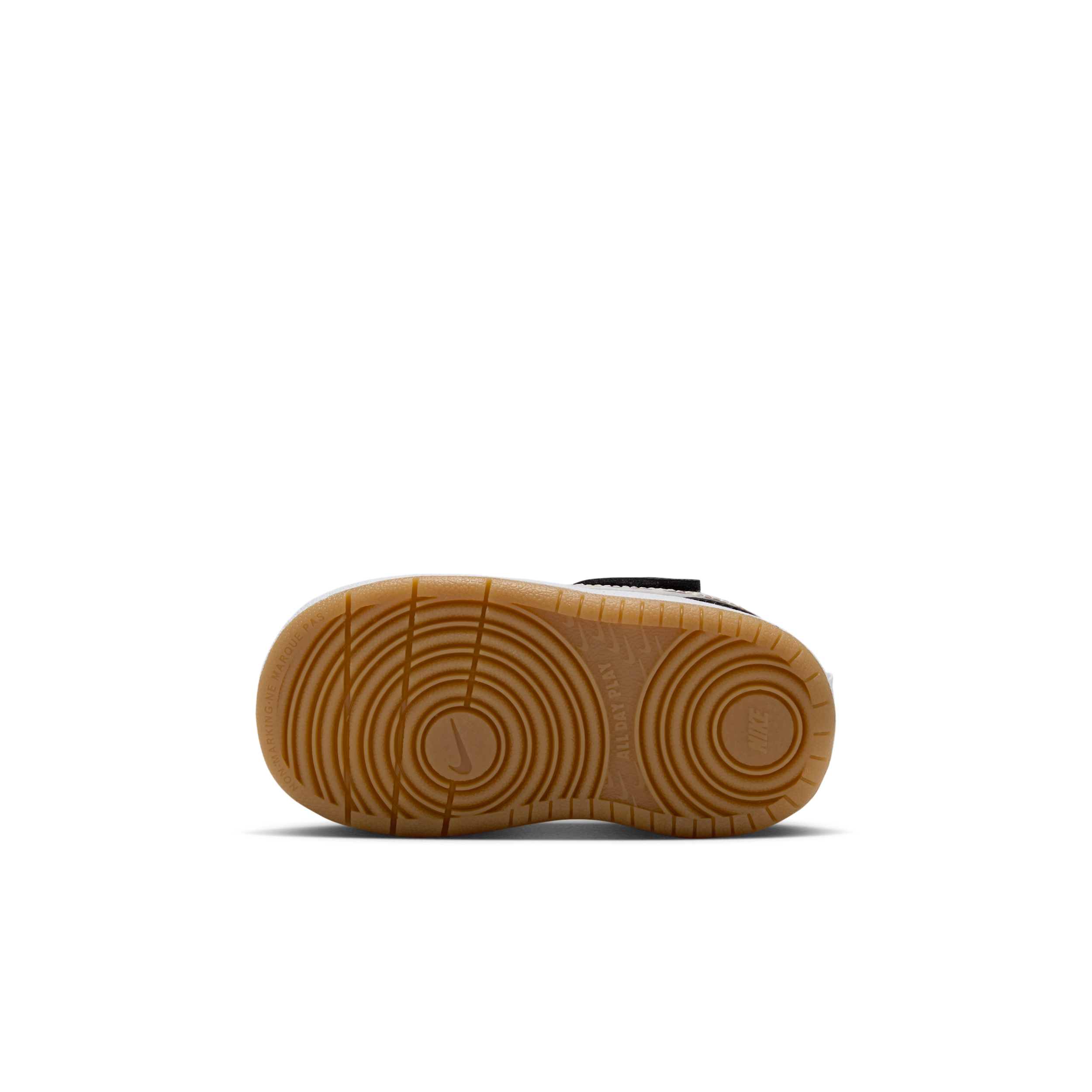 Thumbnail - Nike Court Borough Low Schuh für Babys und Kleinkinder - Schwarz