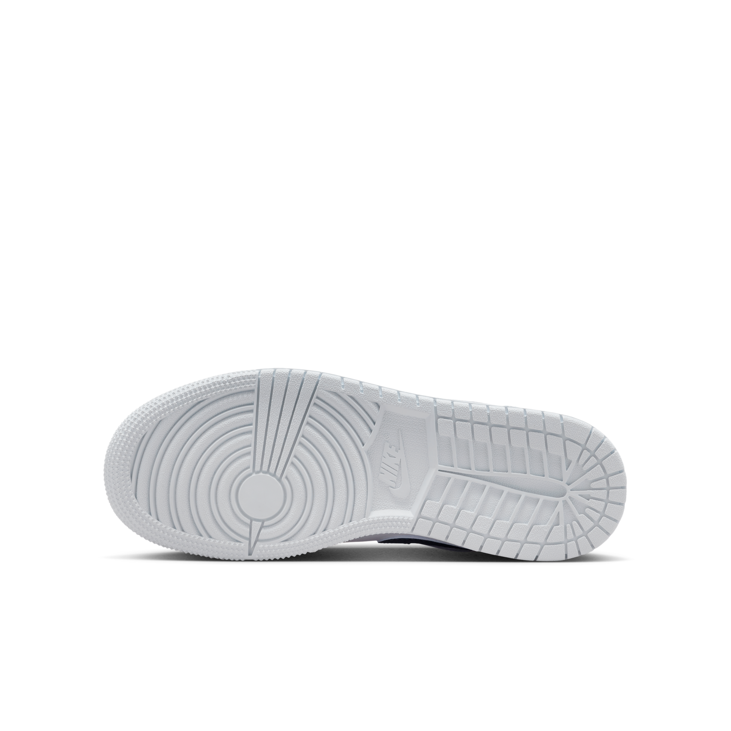 Air Jordan 1 Low-sko til større børn - hvid - 553560-104