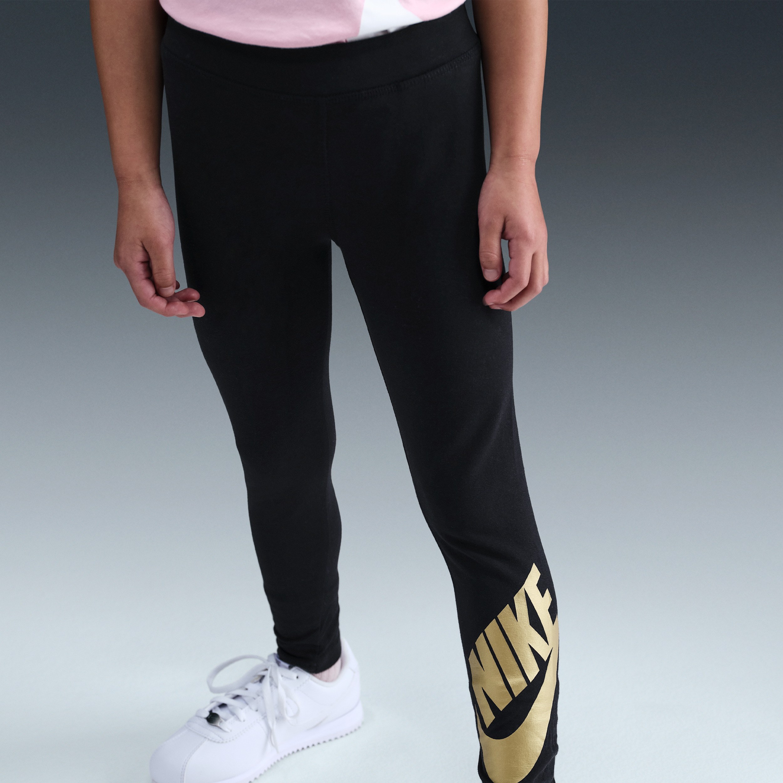 Thumbnail - Nike Leggings für jüngere Kinder - Schwarz