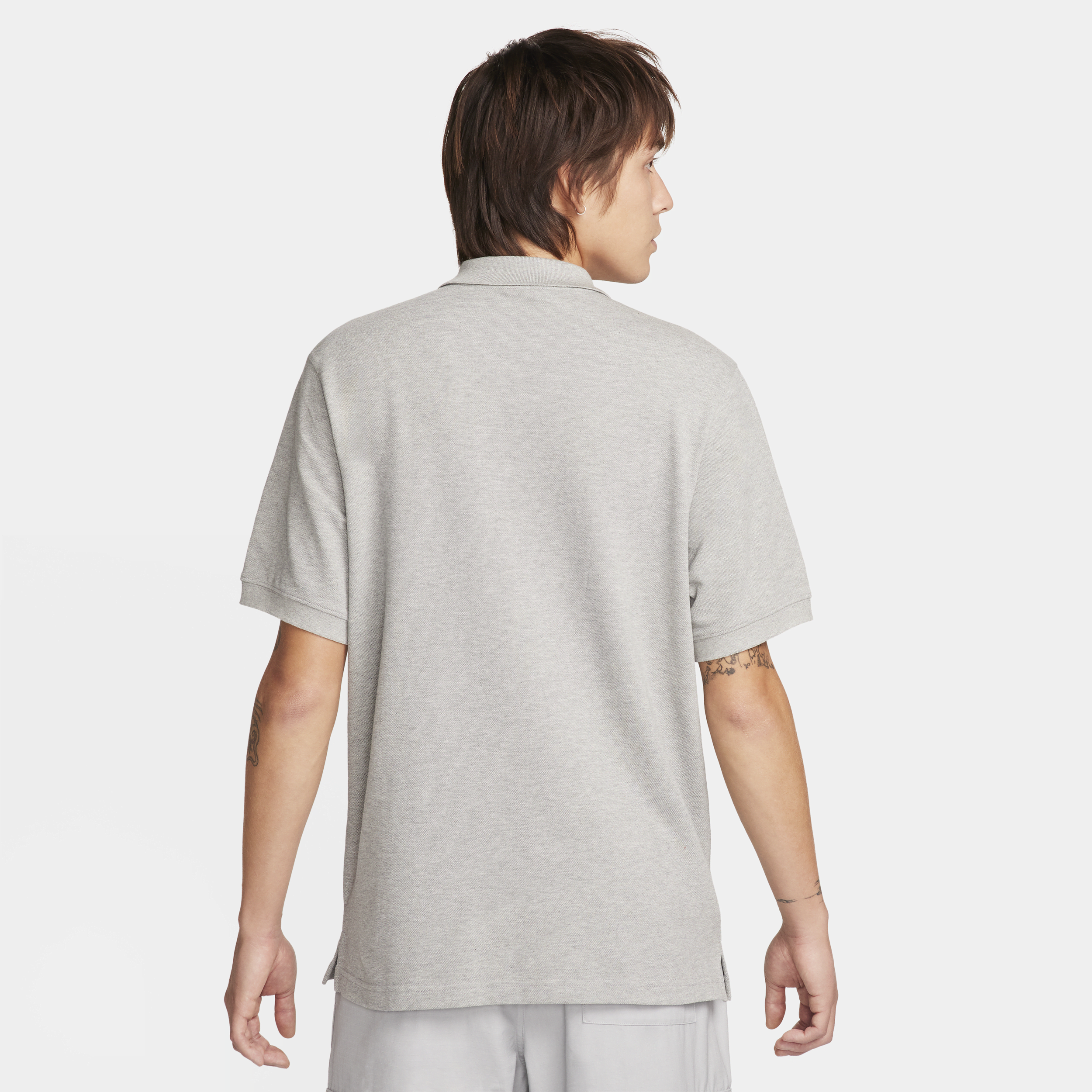 Polo à manches courtes Nike Club pour homme - Gris