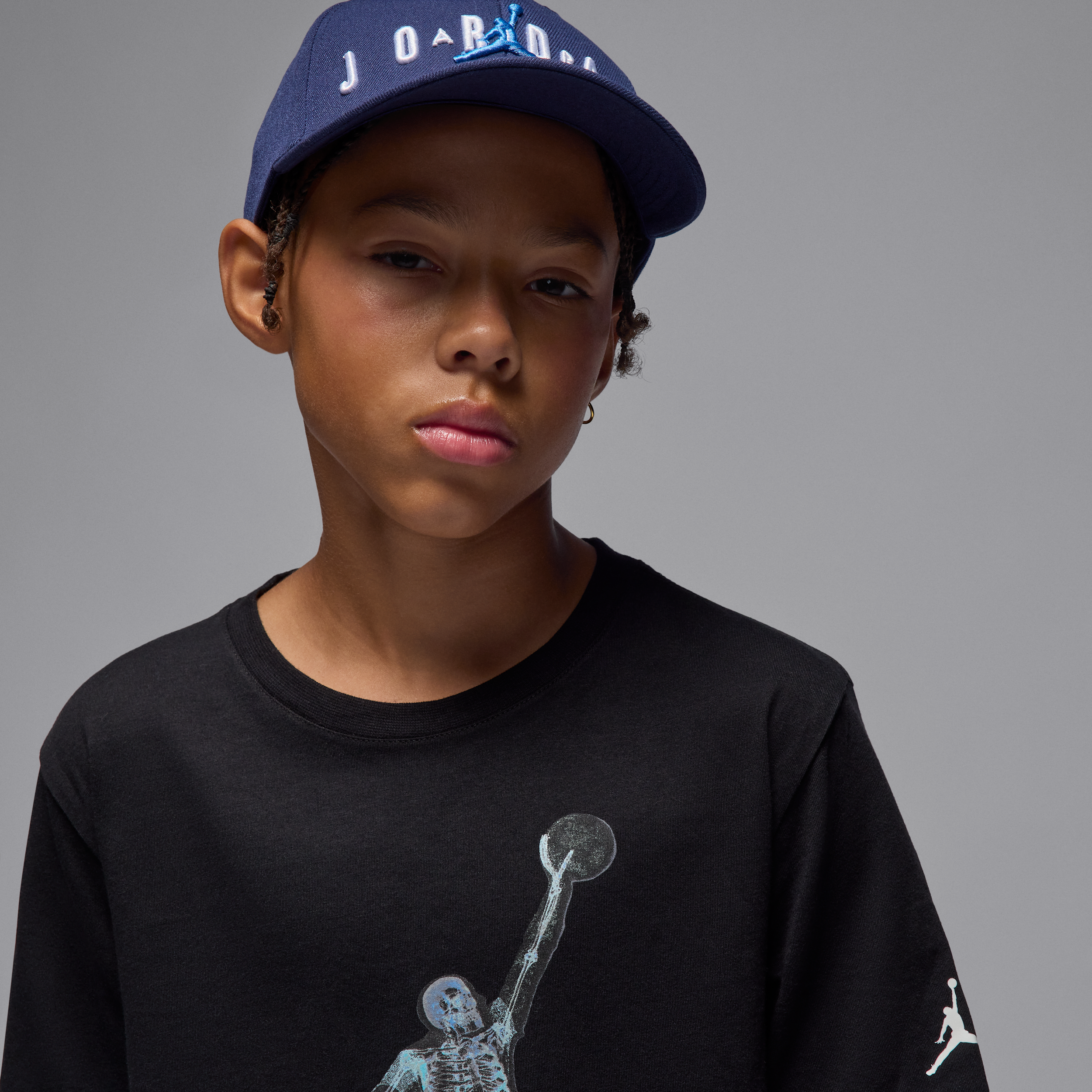 Thumbnail - Jordan Skeleton Jumpman T-Shirt (ältere Kinder) - Schwarz