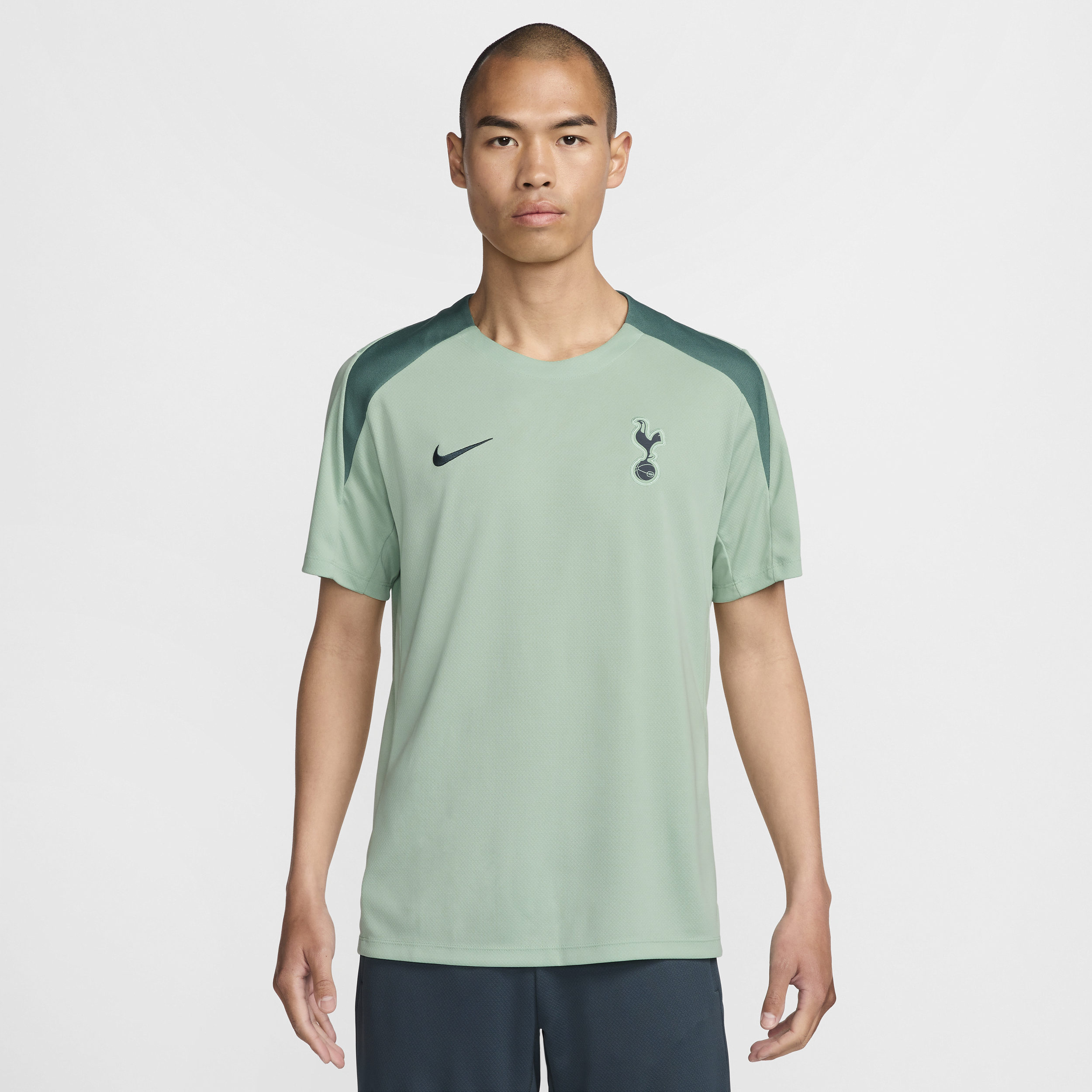 3e haut de foot en maille à manches courtes Nike Dri-FIT Tottenham Hotspur Strike pour homme - Vert