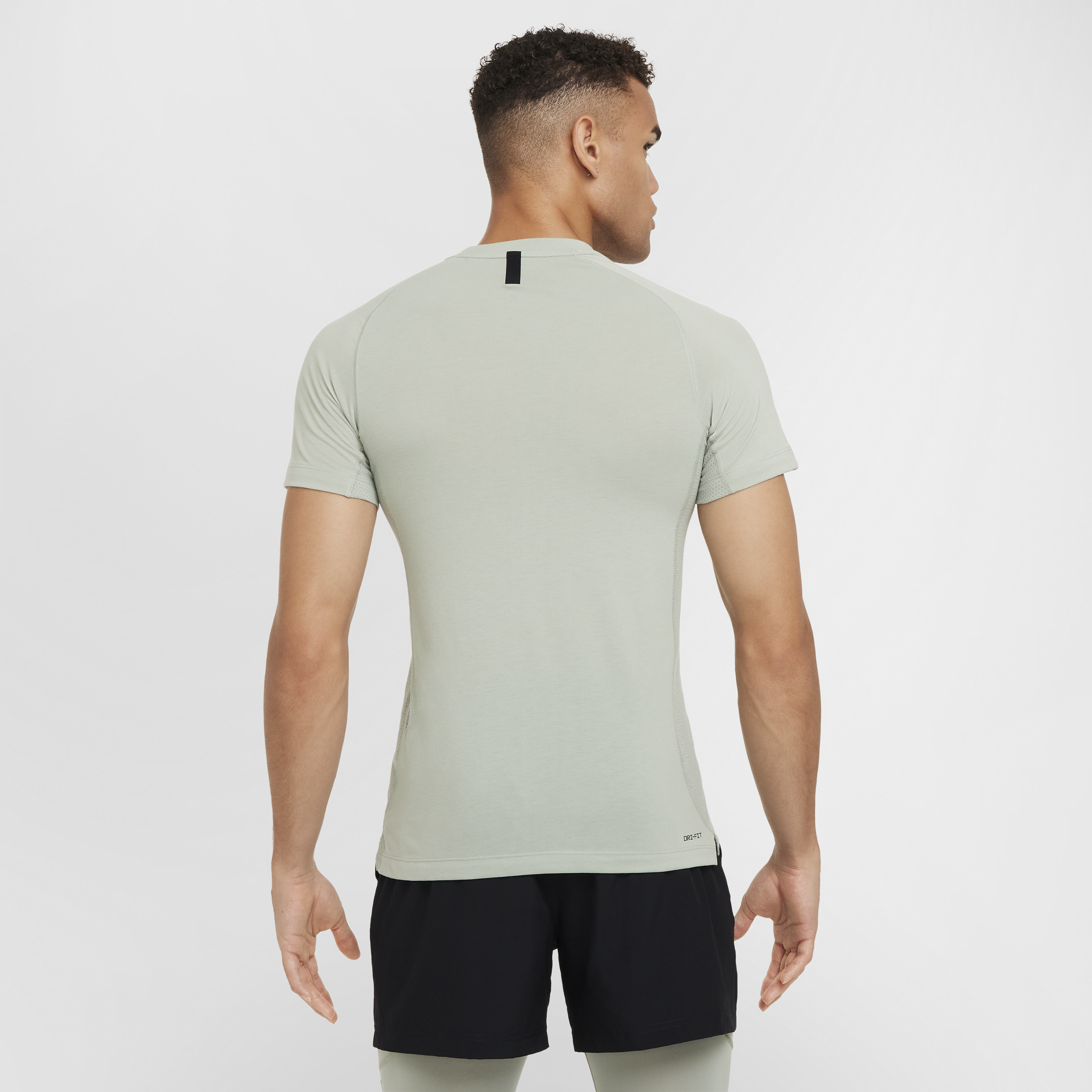 Haut de fitness à manches courtes Dri-FIT Nike Flex Rep pour homme - Vert