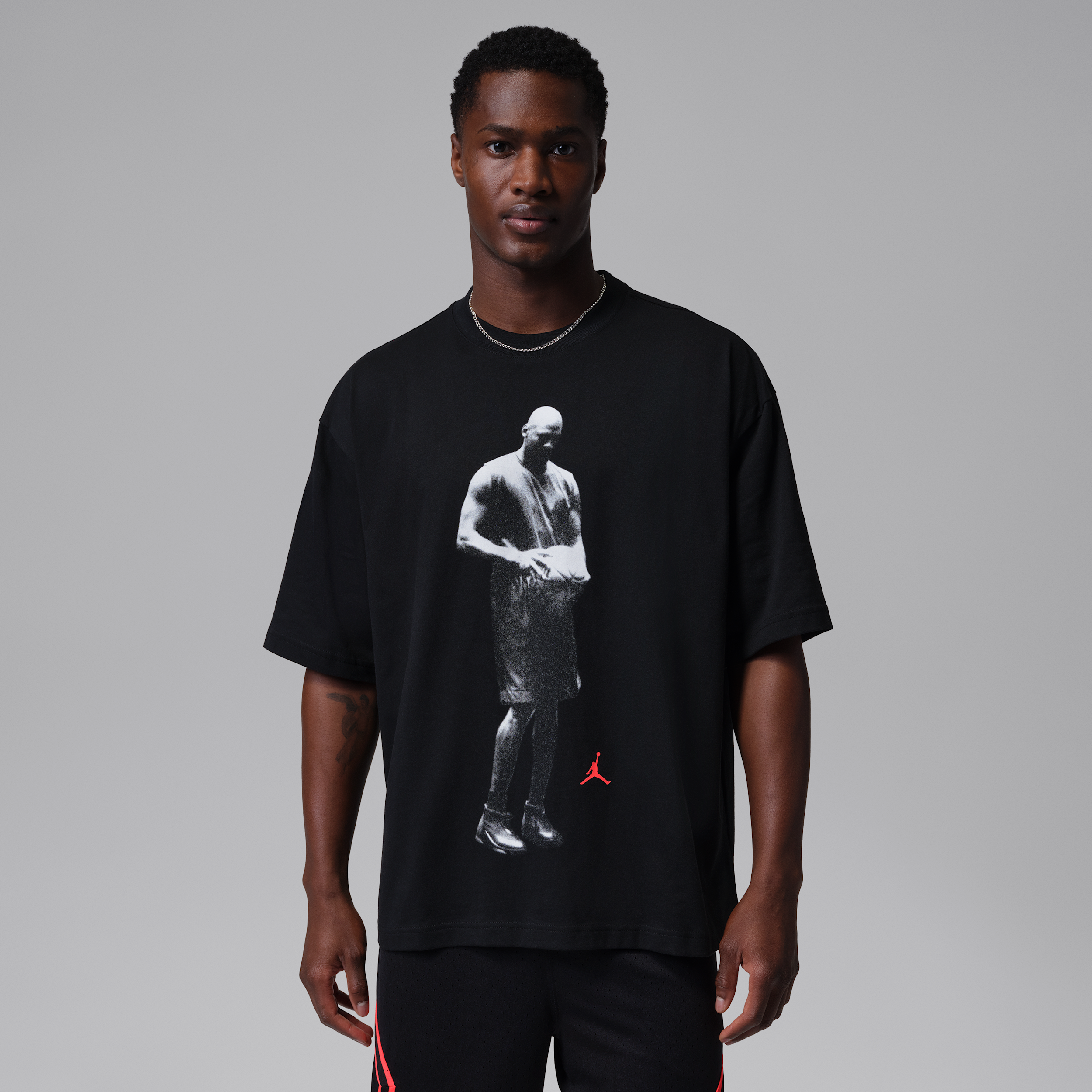 Nike Jordan Sport Mens Dri-FIT T-Shirt - Black - Cotton