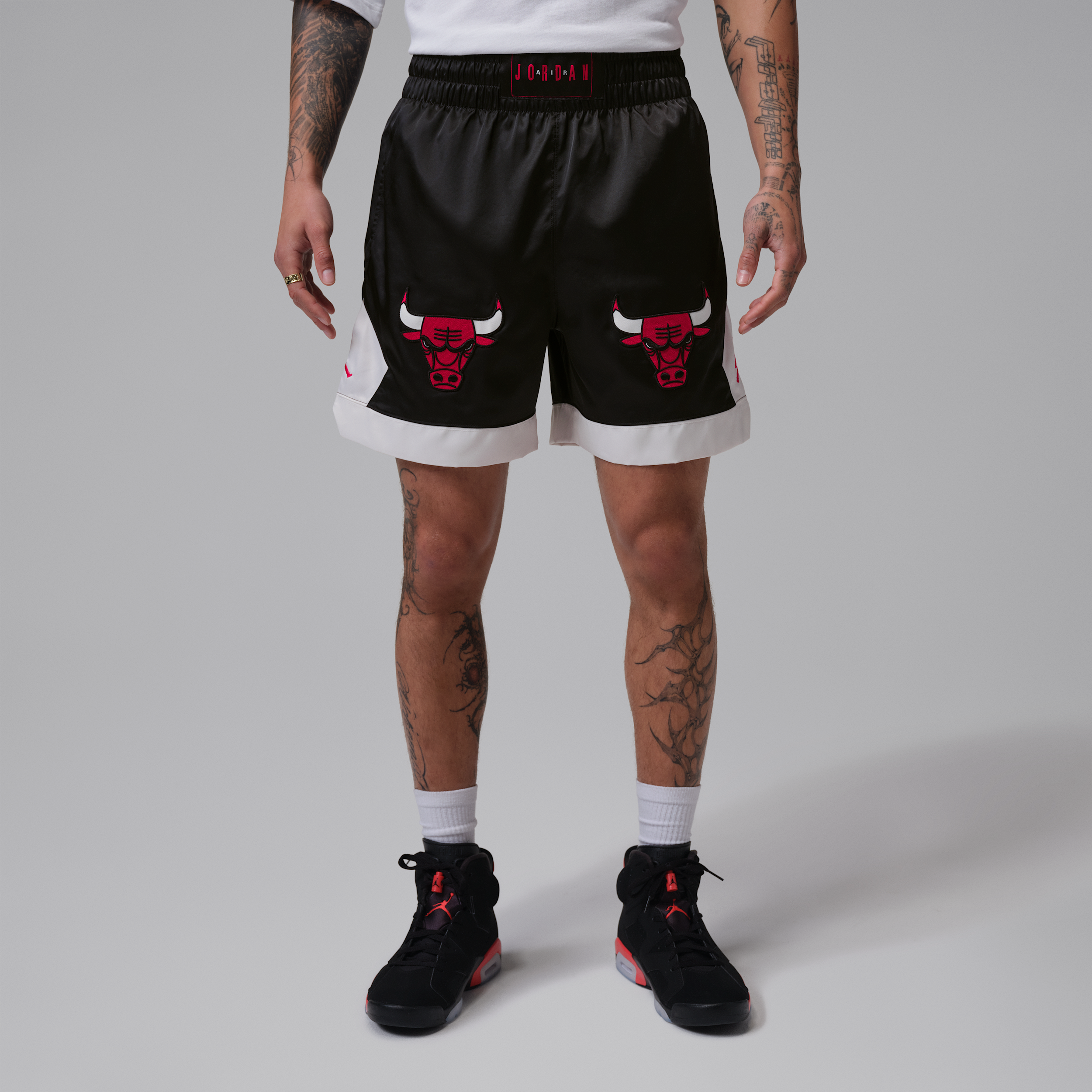 Shorts Muay Thai Jordan Flight - Uomo - Nero
