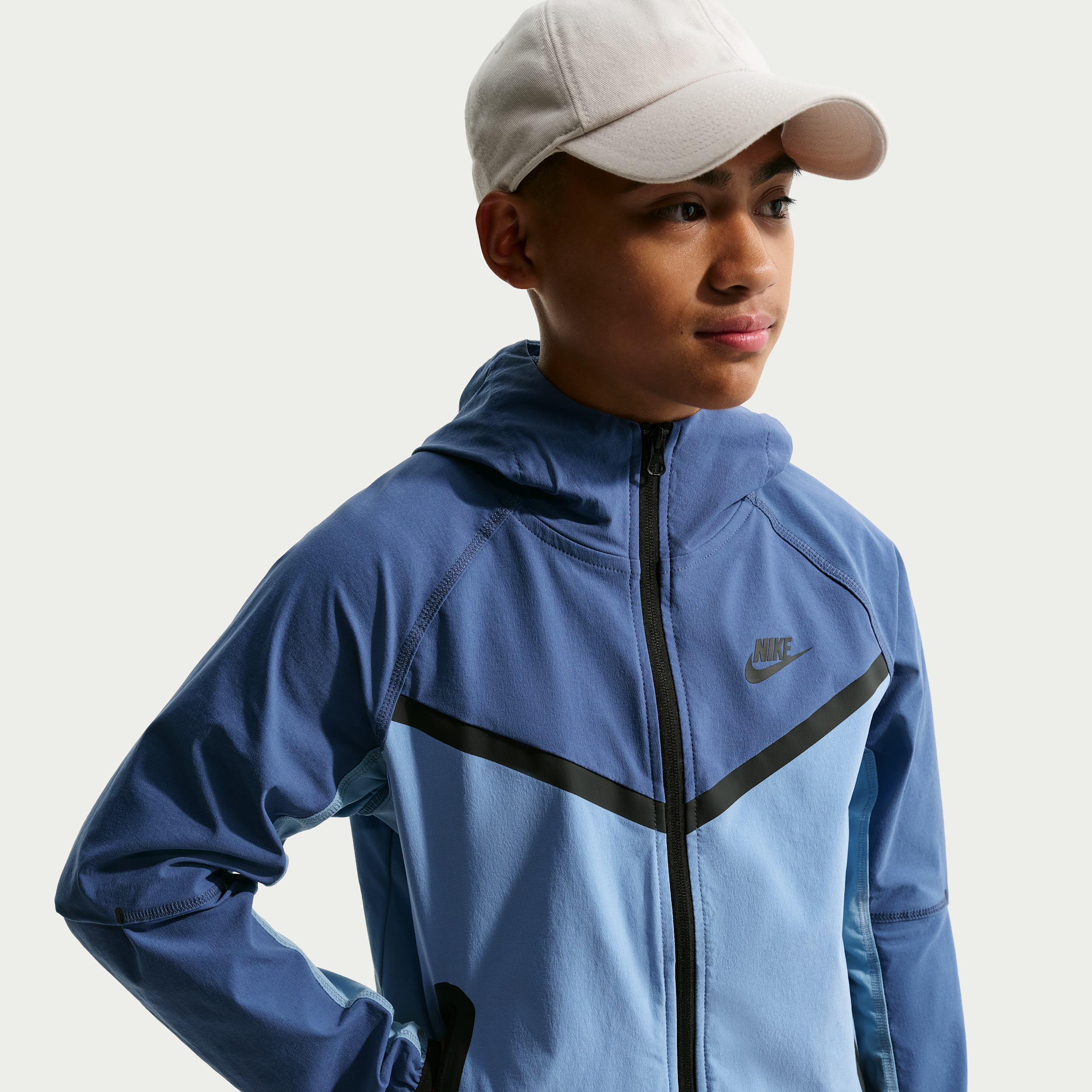 Giacca in tessuto Nike Tech – Ragazzo - Blu