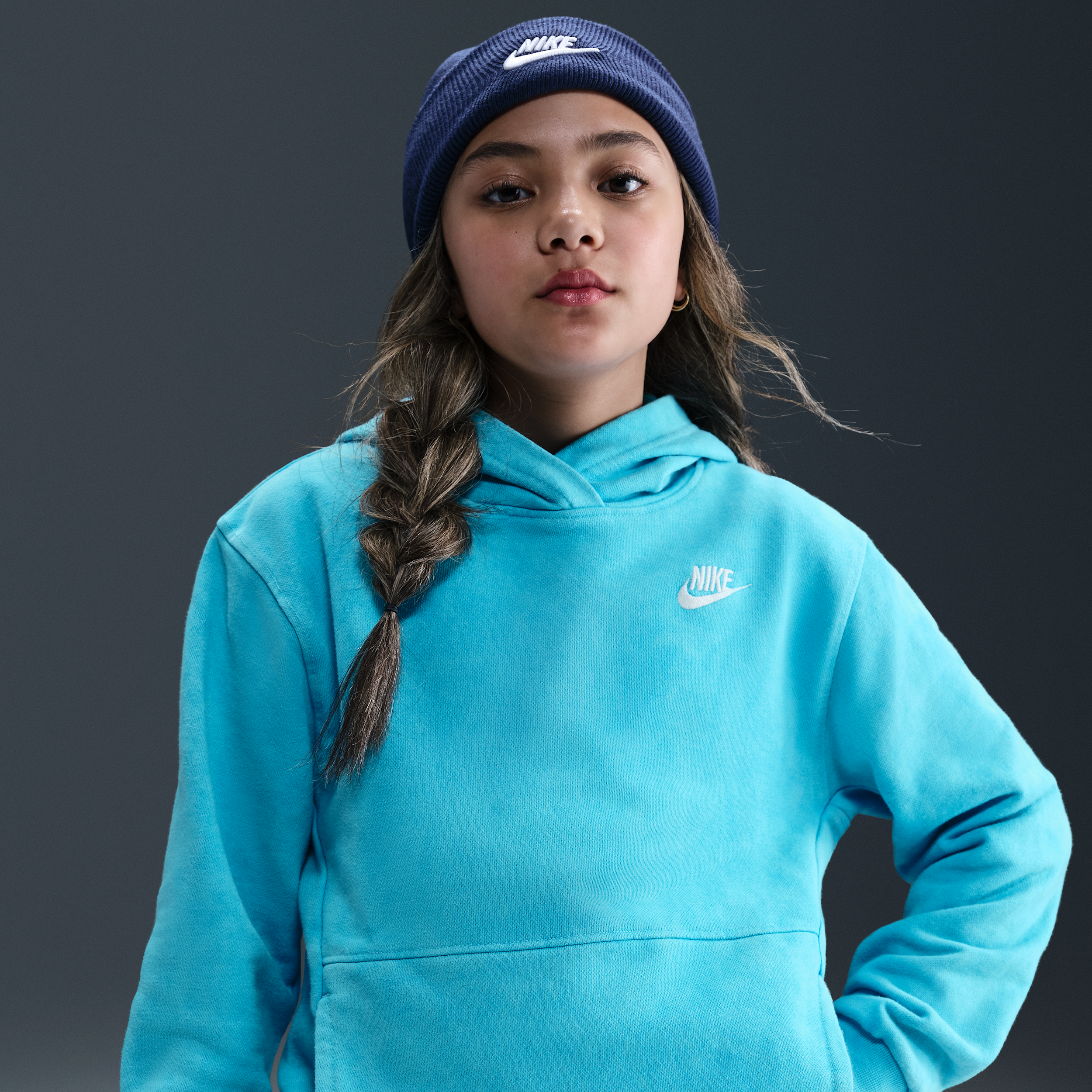 Thumbnail - Nike Sportswear Club Hoodie für ältere Kinder - Blau