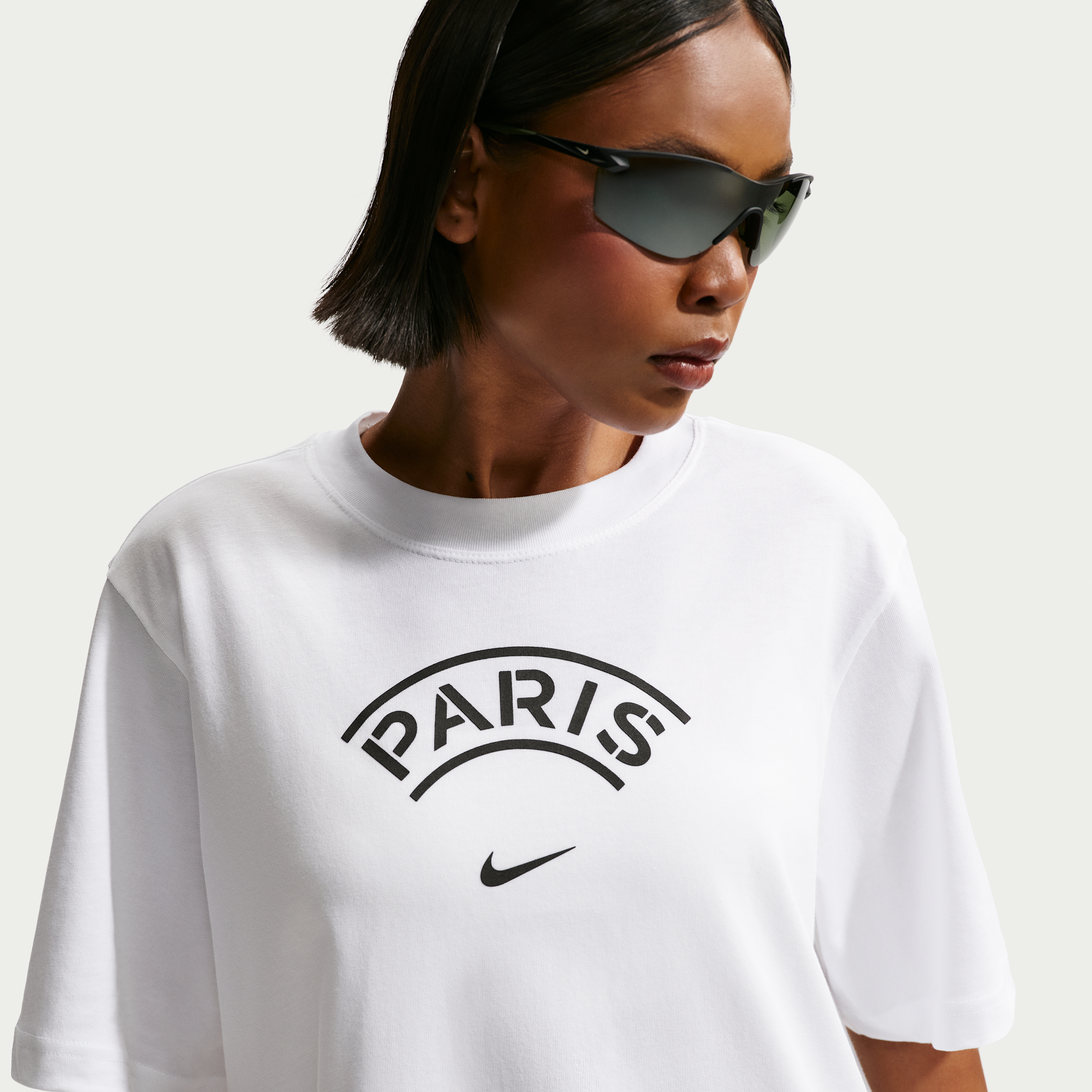 Thumbnail - Paris Saint-Germain Nike Fußball-T-Shirt (Damen) - Weiß