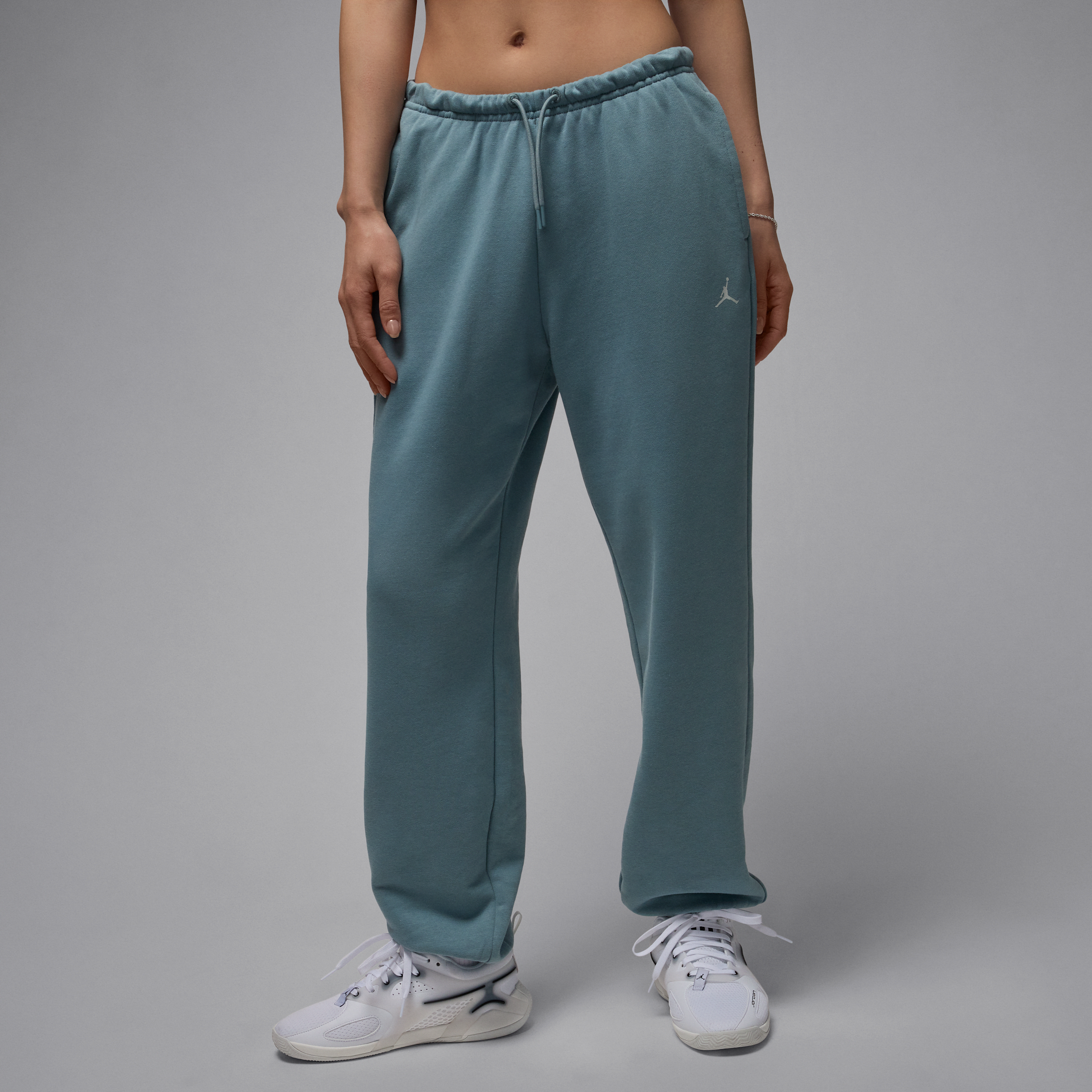 Jordan Sport Crossover Dri-FIT fleecebroek voor dames - Grijs