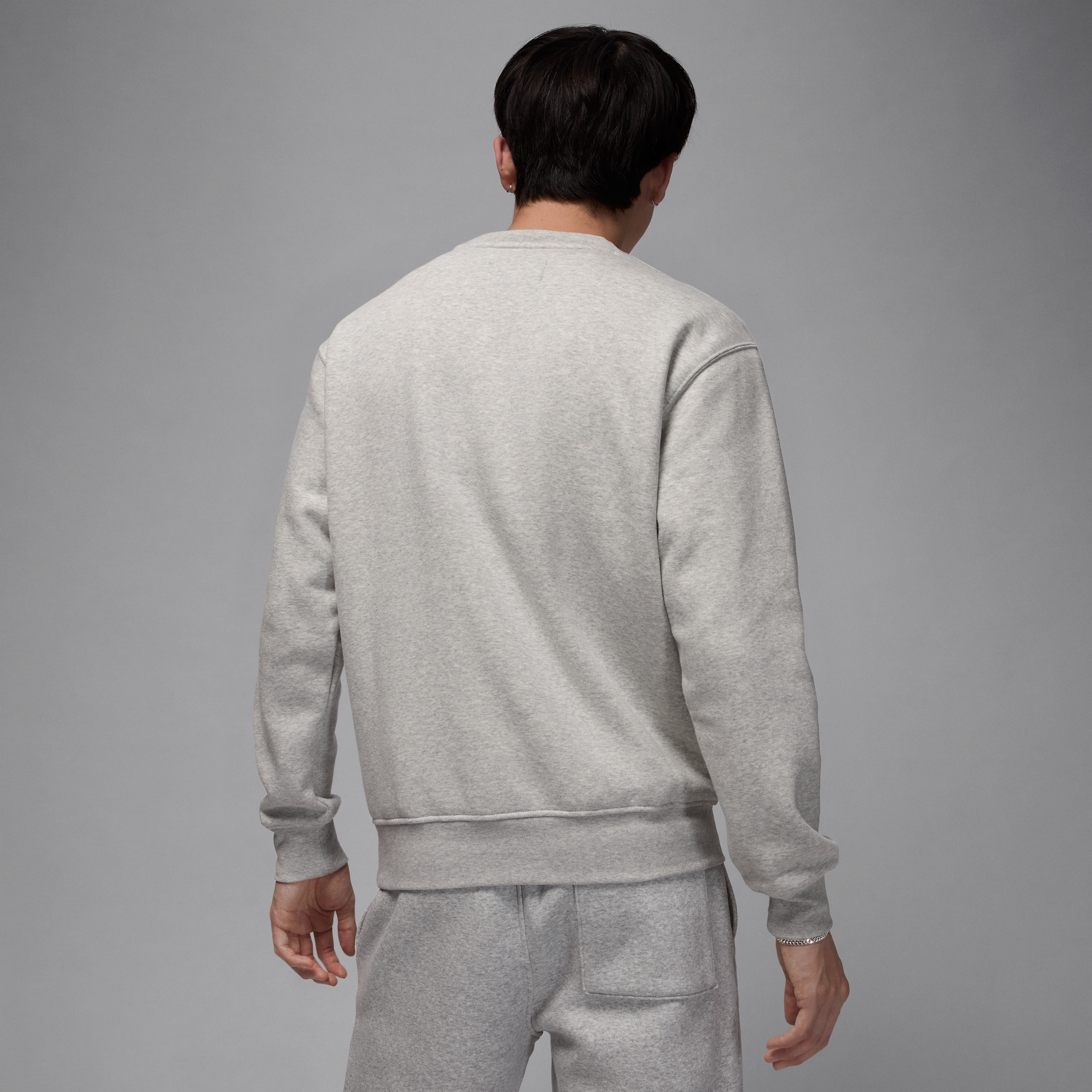 Thumbnail - Jordan Brooklyn Fleece Sweatshirt mit Rundhalsausschnitt für Herren - Grau