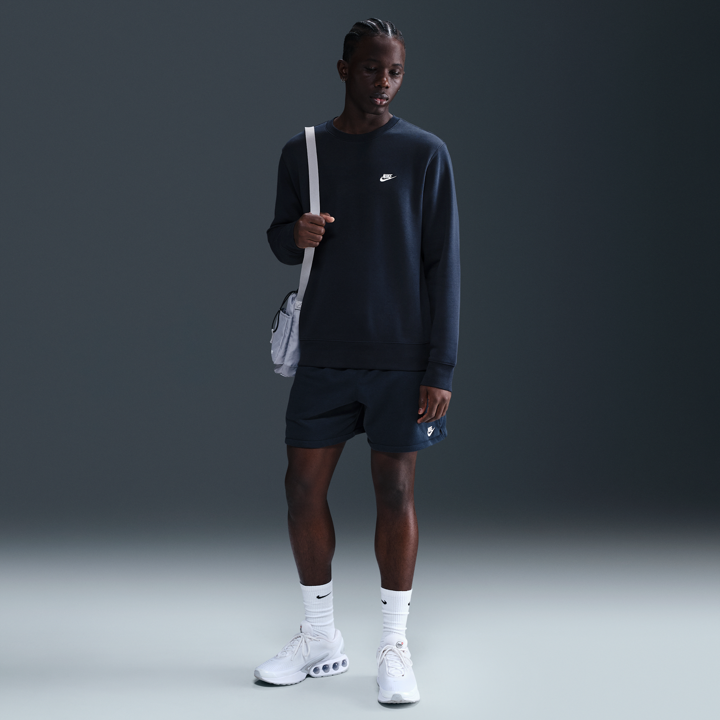 Haut en Fleece Nike Club pour homme - Bleu