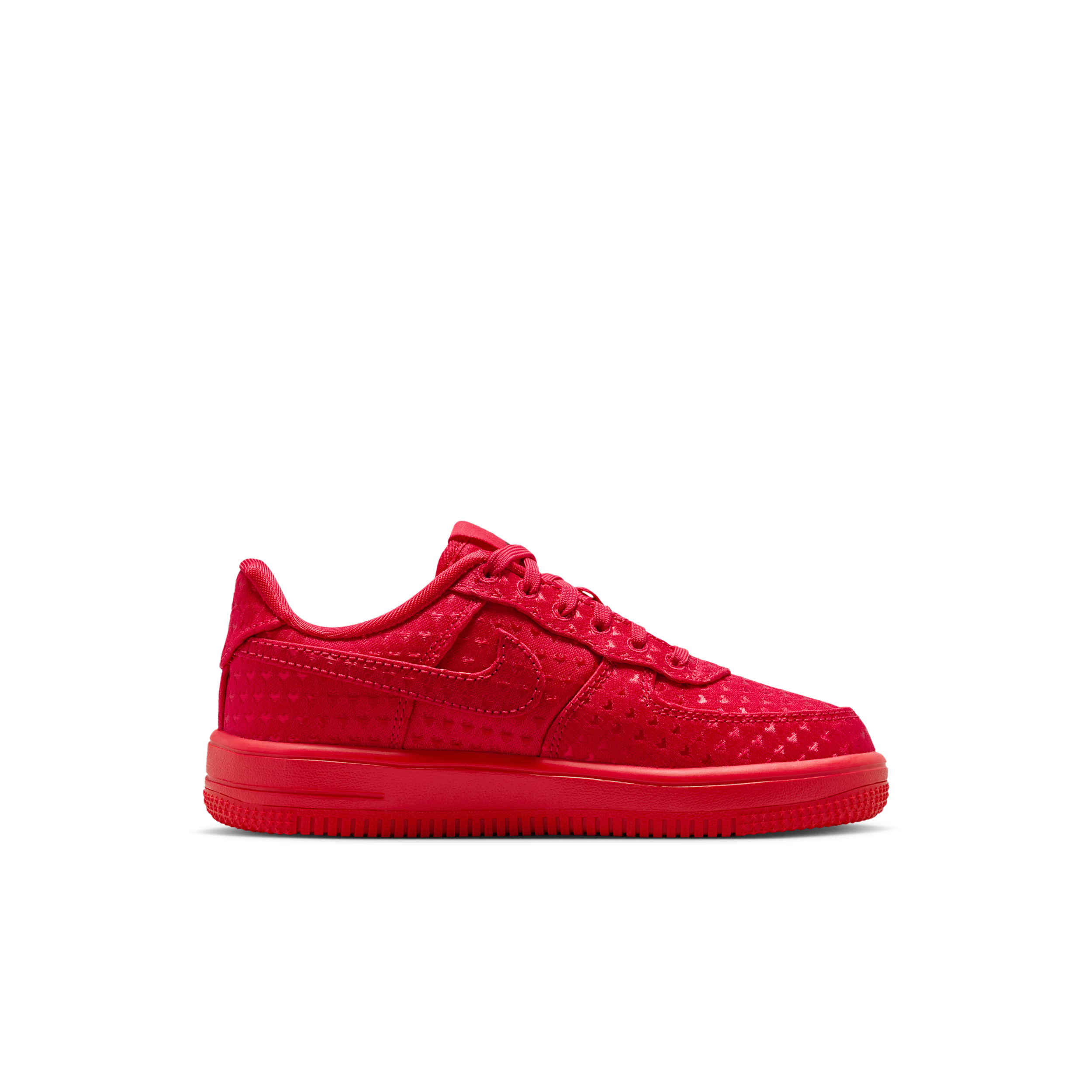 Thumbnail - Nike Force 1 Low V Lace Schuh für jüngere Kinder - Rot