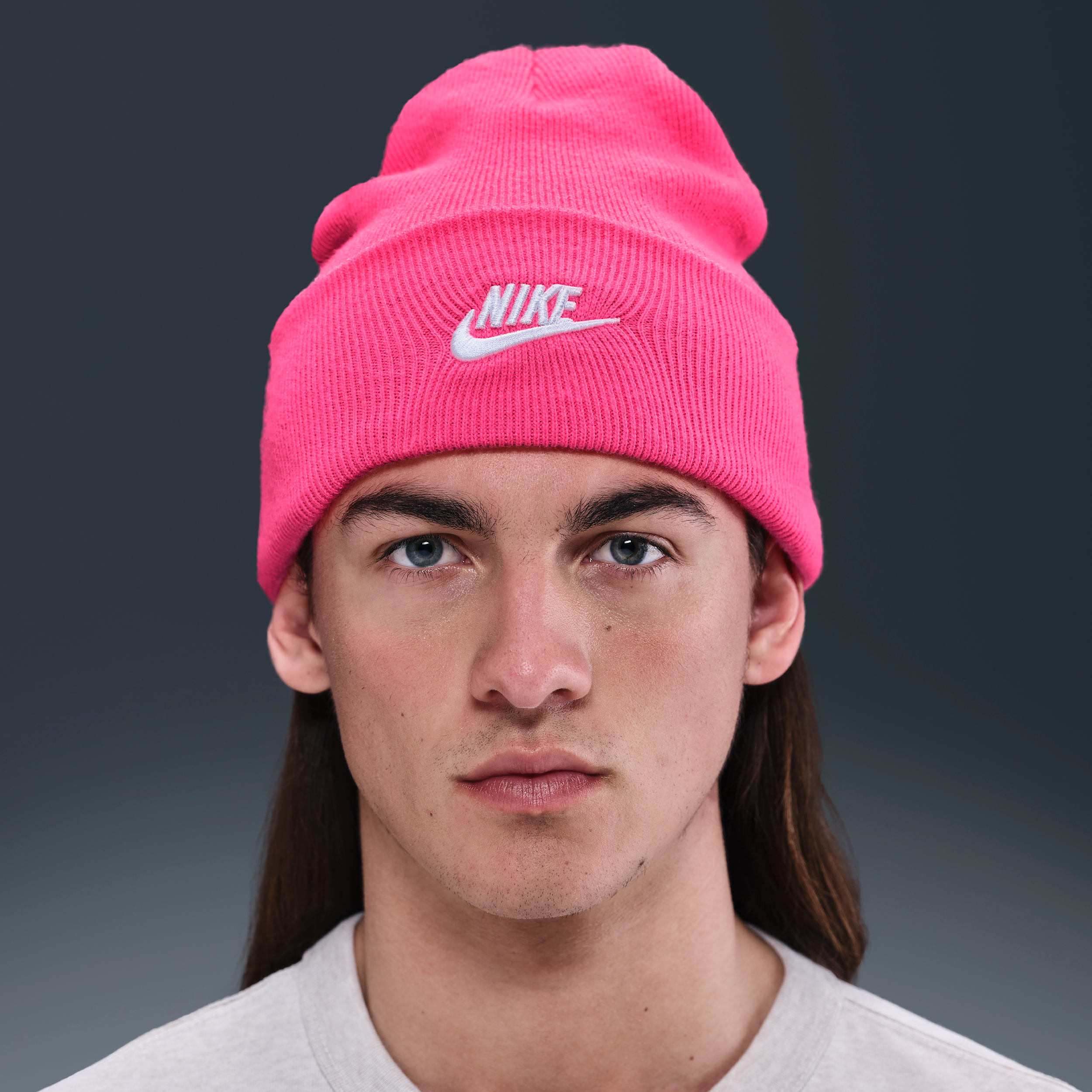 Thumbnail - Nike Peak Futura Beanie - Pink