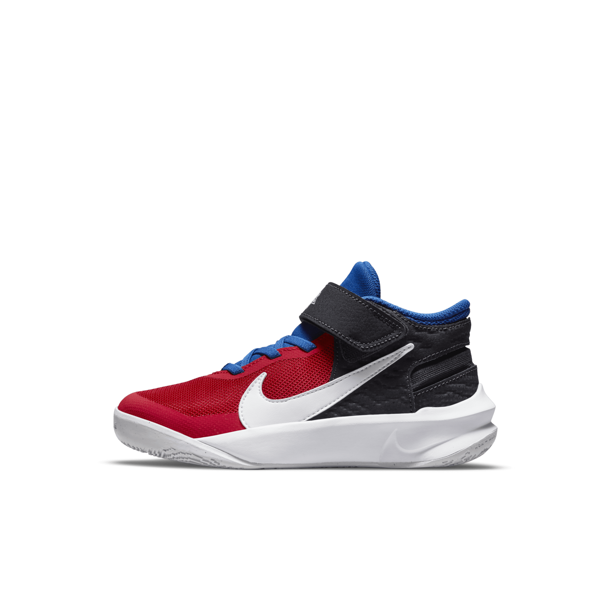 Sapatilhas fáceis de calçar e descalçar Nike Team Hustle D 10 FlyEase para criança - Preto - DD7302-005