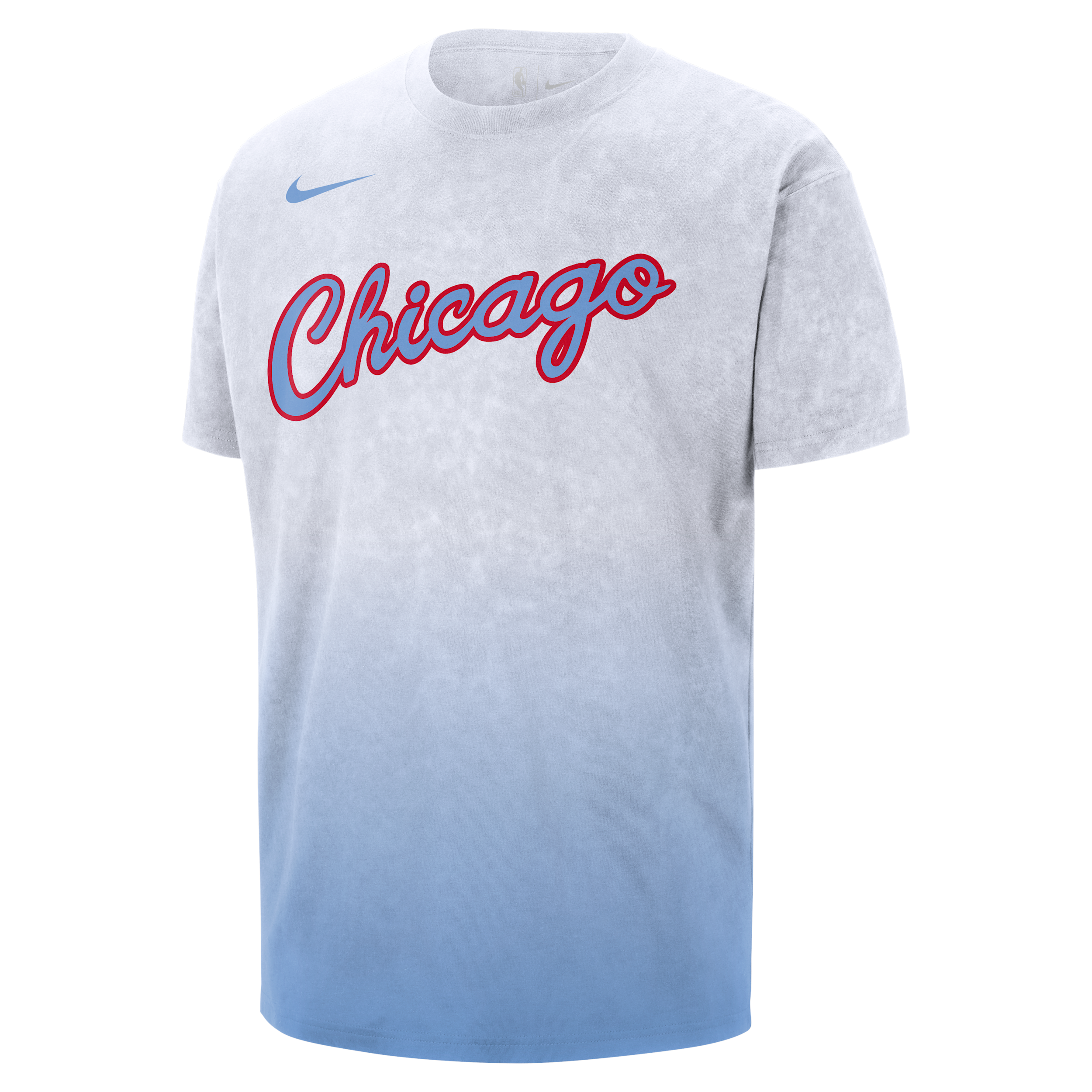 Chicago Bulls Essential City Edition Men's Nike NBA Max90 T-Shirt - White - Cotton