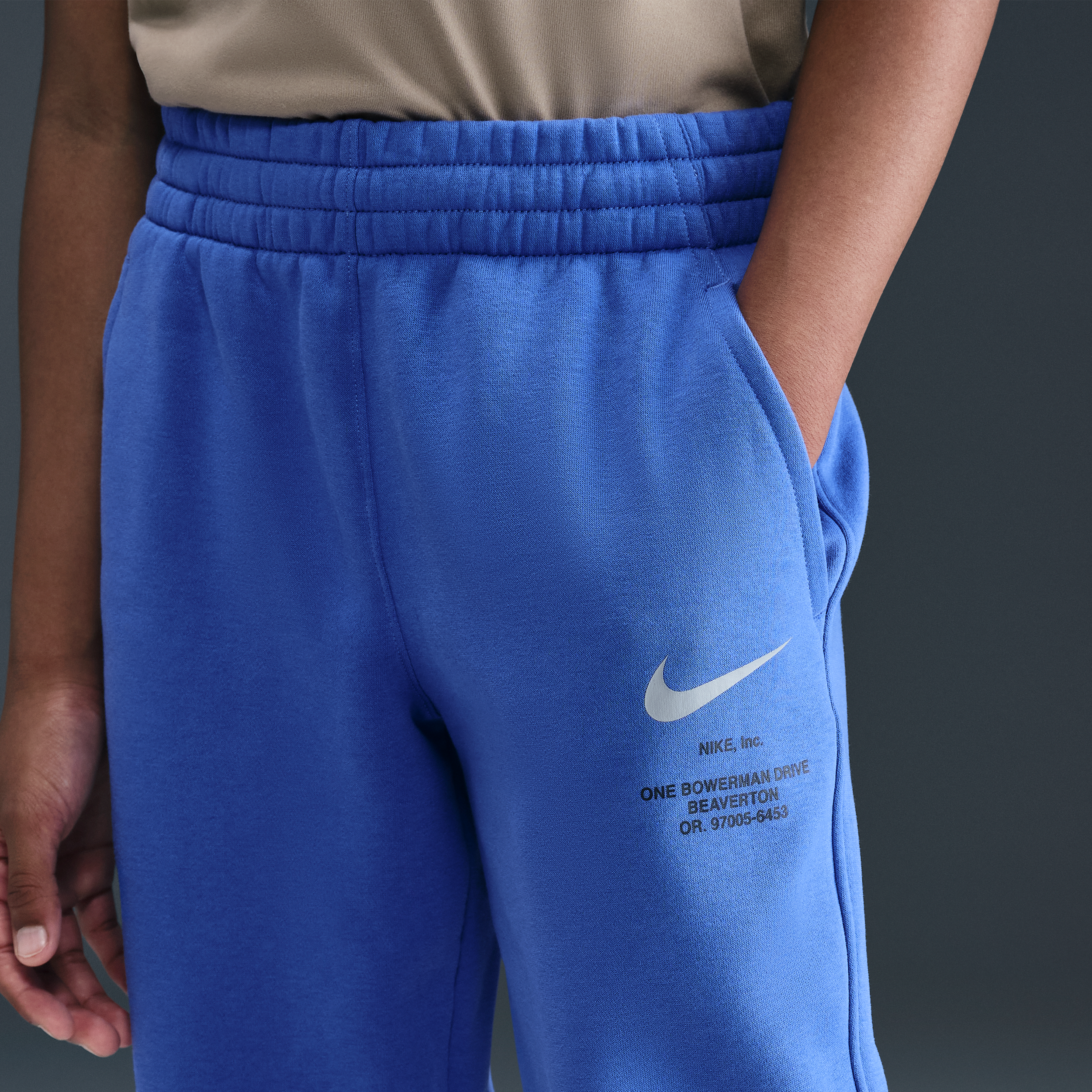 Thumbnail - Nike Fleece-Jogger für ältere Kinder (Jungen) - Blau