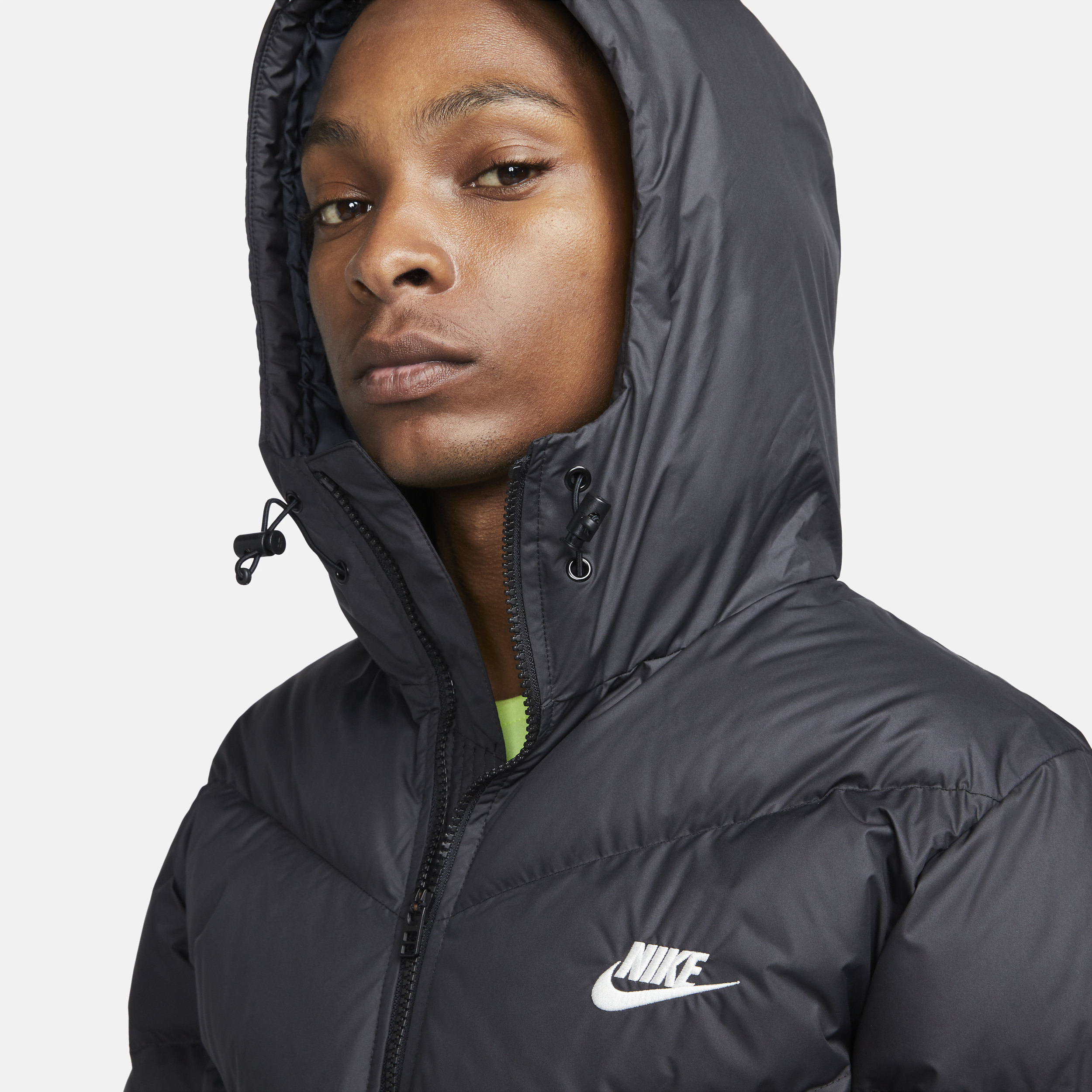 Doudoune à capuche Storm-FIT Nike Windrunner PrimaLoft® pour homme - Noir