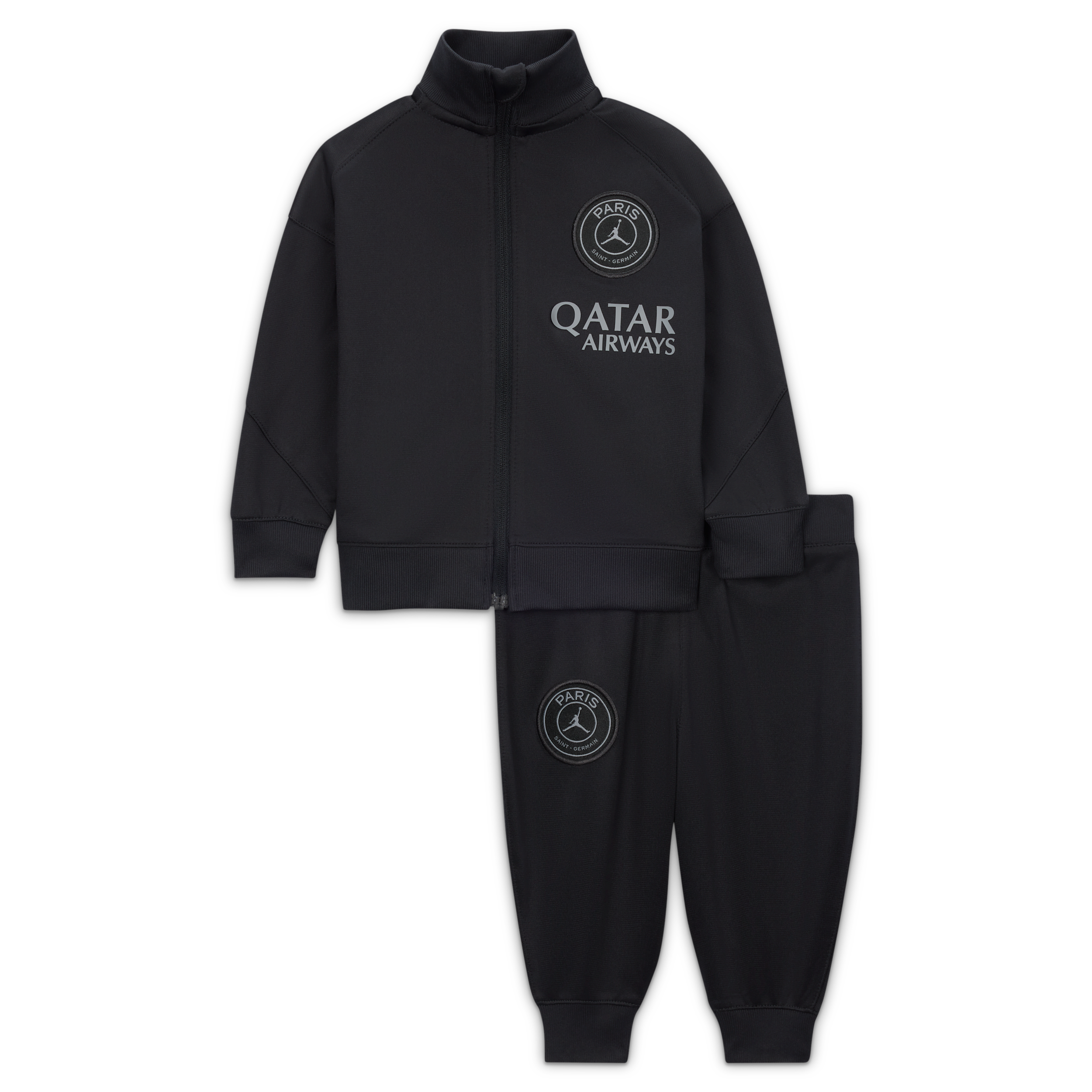 Nike Paris Saint-Germain Strike Fourth Baby/Toddler Jordan Dri-FIT Football Knit Tracksuit - Black - Polyester